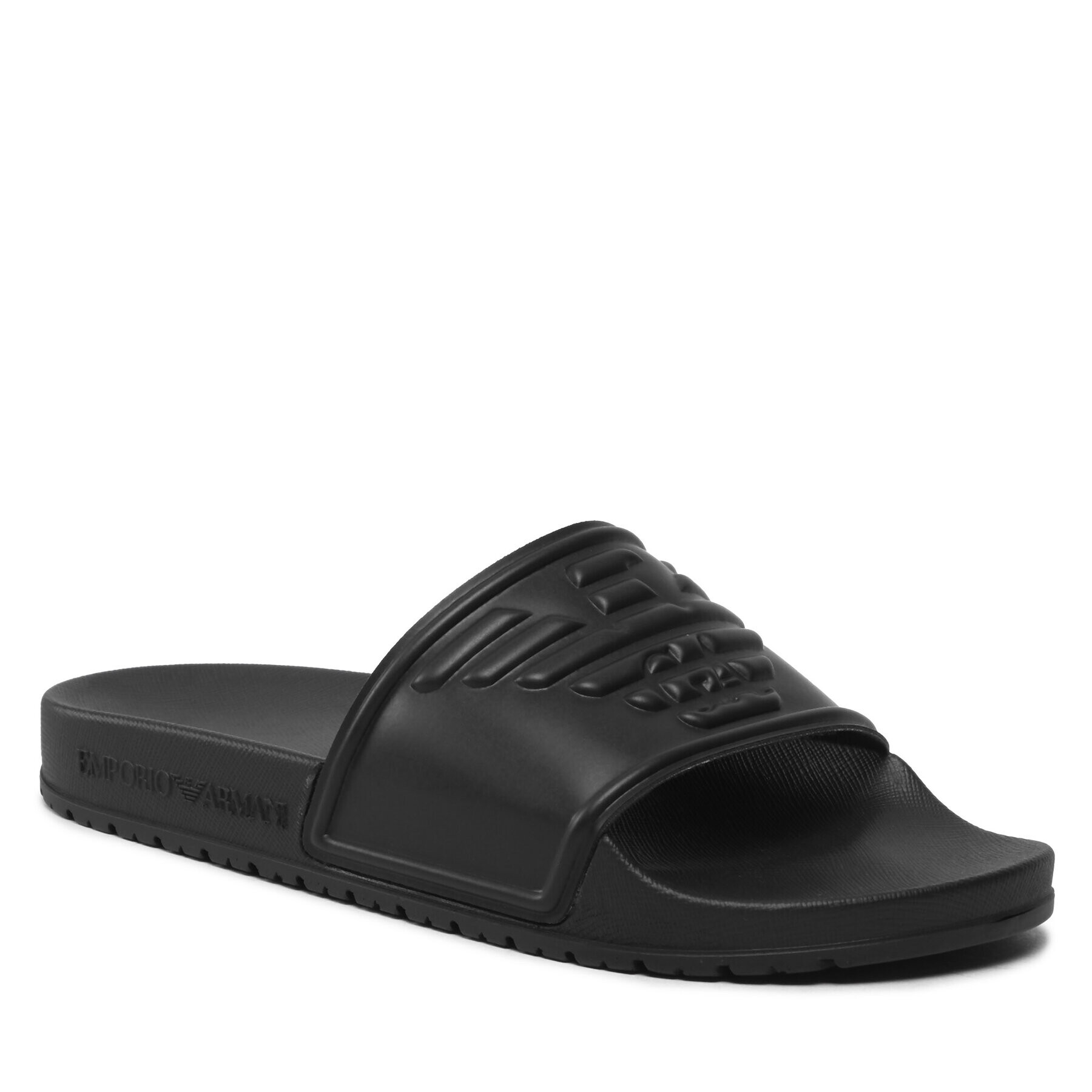 Emporio Armani Natikači XVPS04 XN747 00002 Črna - Pepit.si