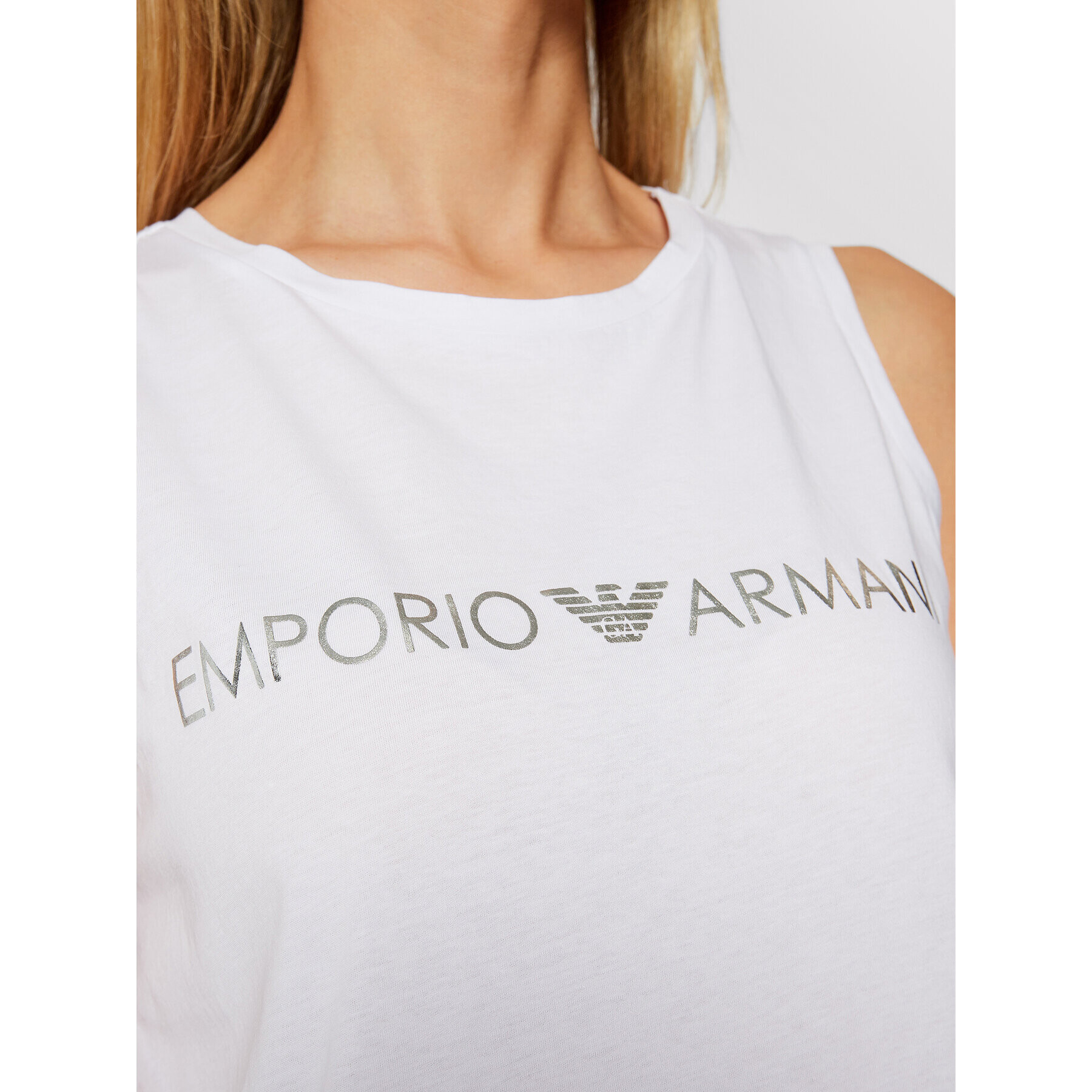 Emporio Armani Obleka za na plažo 262635 1P340 71610 Bela Regular Fit - Pepit.si