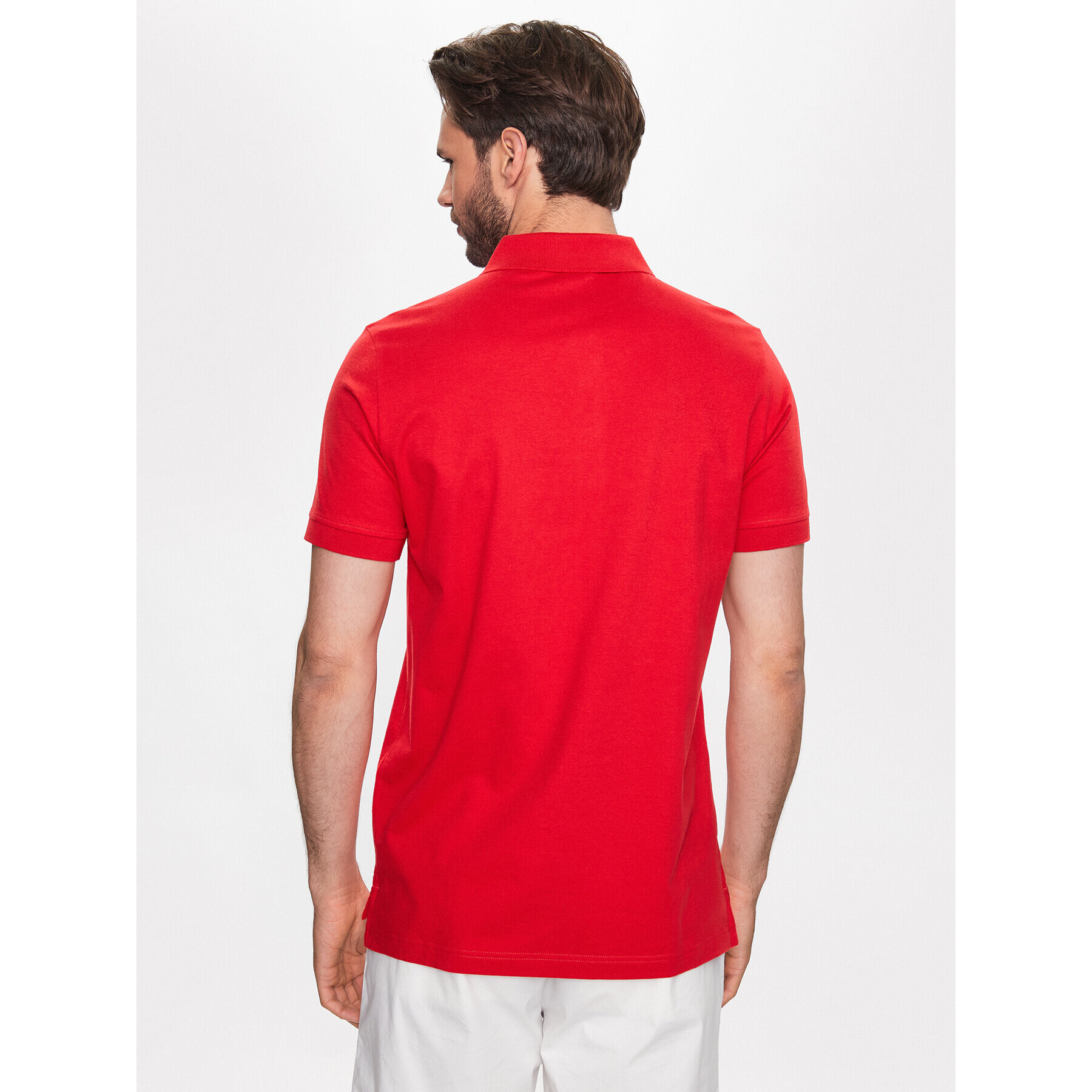 Emporio Armani Polo majica 211804 3R461 00173 Rdeča Regular Fit - Pepit.si