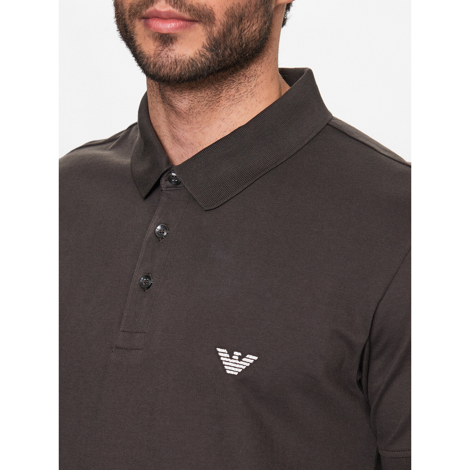 Emporio Armani Polo majica 211804 3R461 06154 Siva Regular Fit - Pepit.si