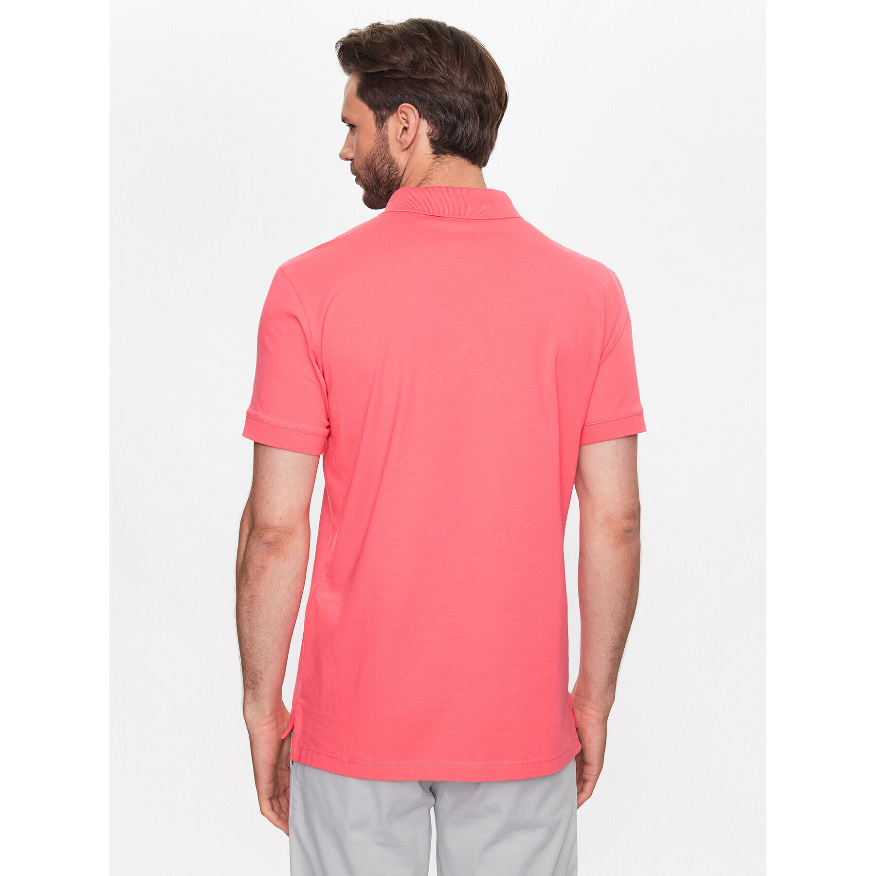 Emporio Armani Polo majica 211804 3R482 00776 Roza Regular Fit - Pepit.si