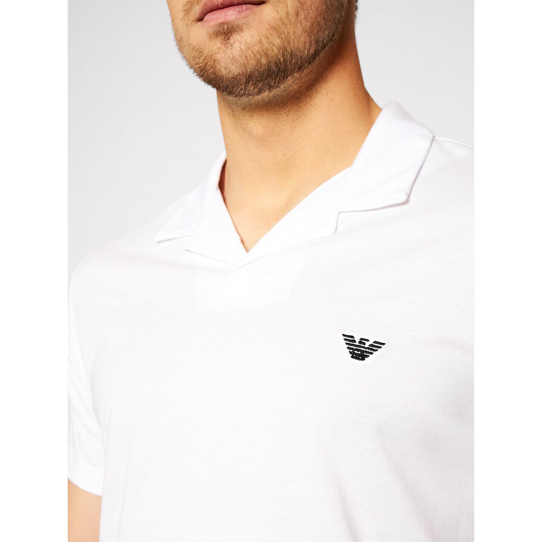 Emporio Armani Polo majica 211837 1P472 00010 Bela Regular Fit - Pepit.si