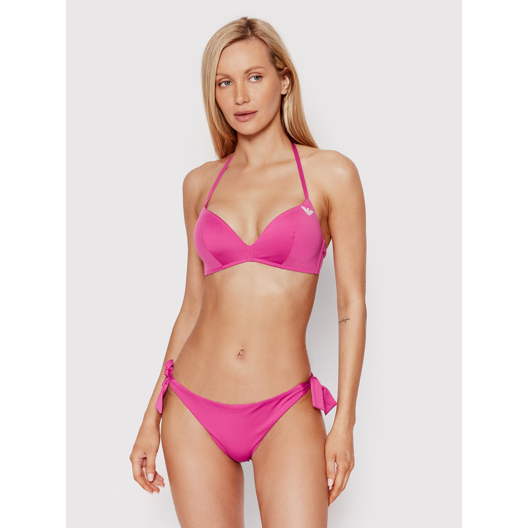 Emporio Armani Spodnji del bikini 262555 2R300 05873 Roza - Pepit.si