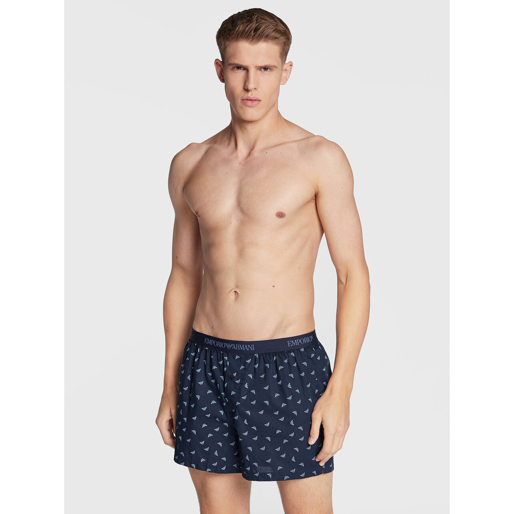 Emporio Armani Underwear Boksarice 110991 2F576 17736 Mornarsko modra - Pepit.si