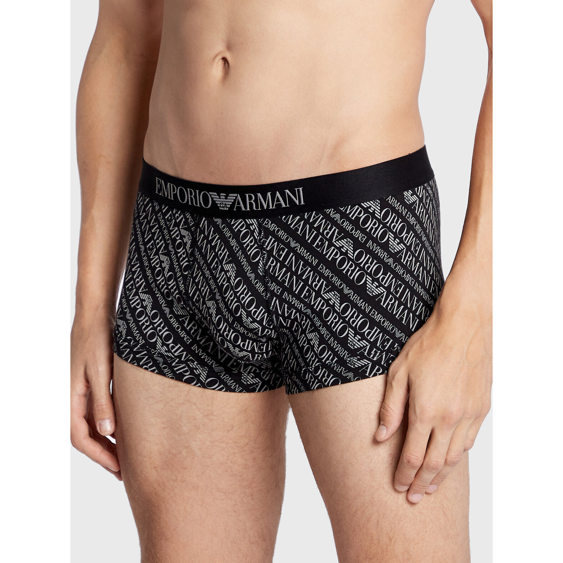 Emporio Armani Underwear Boksarice 111389 2F506 17521 Črna - Pepit.si