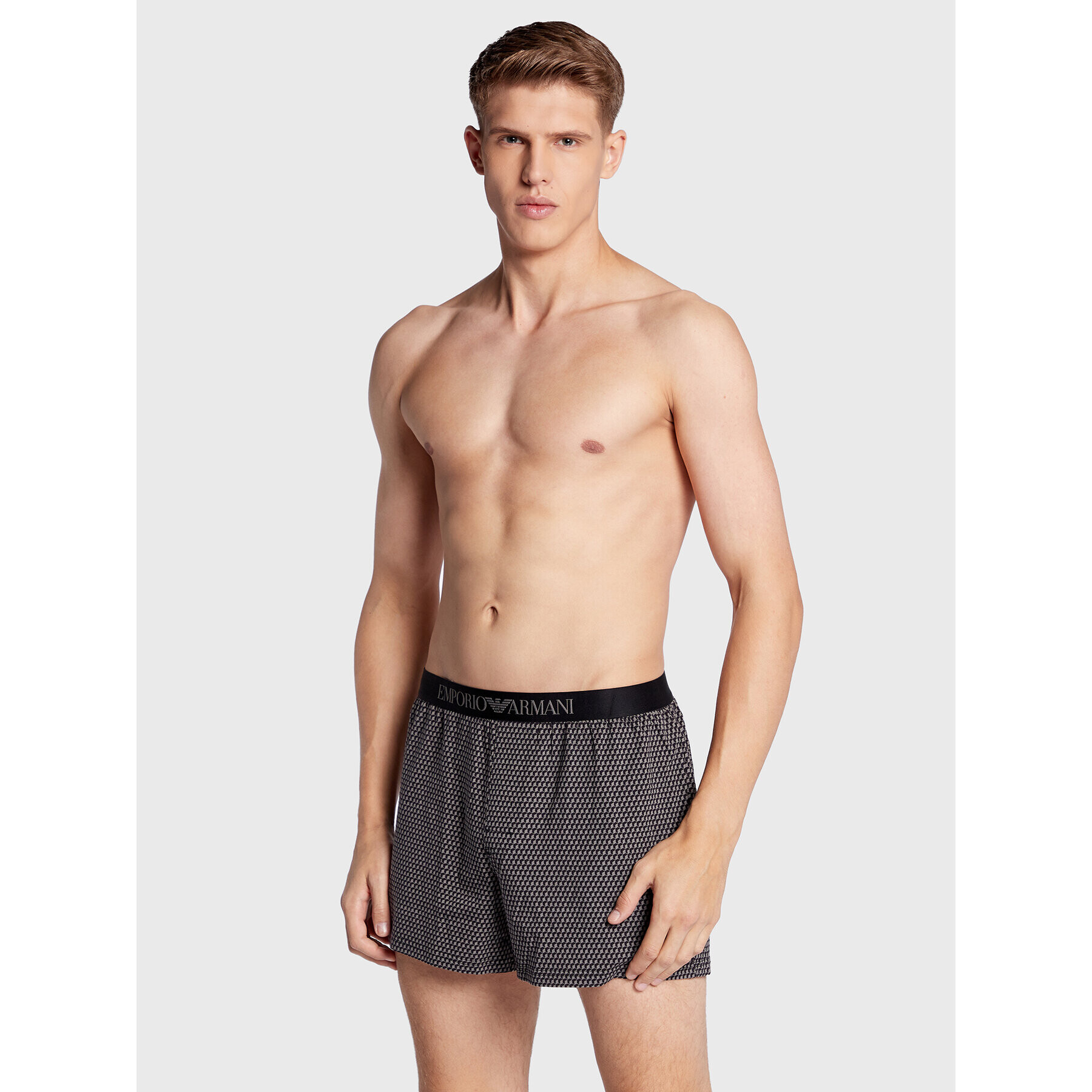 Emporio Armani Underwear Boksarice 111466 2F504 17121 Siva - Pepit.si