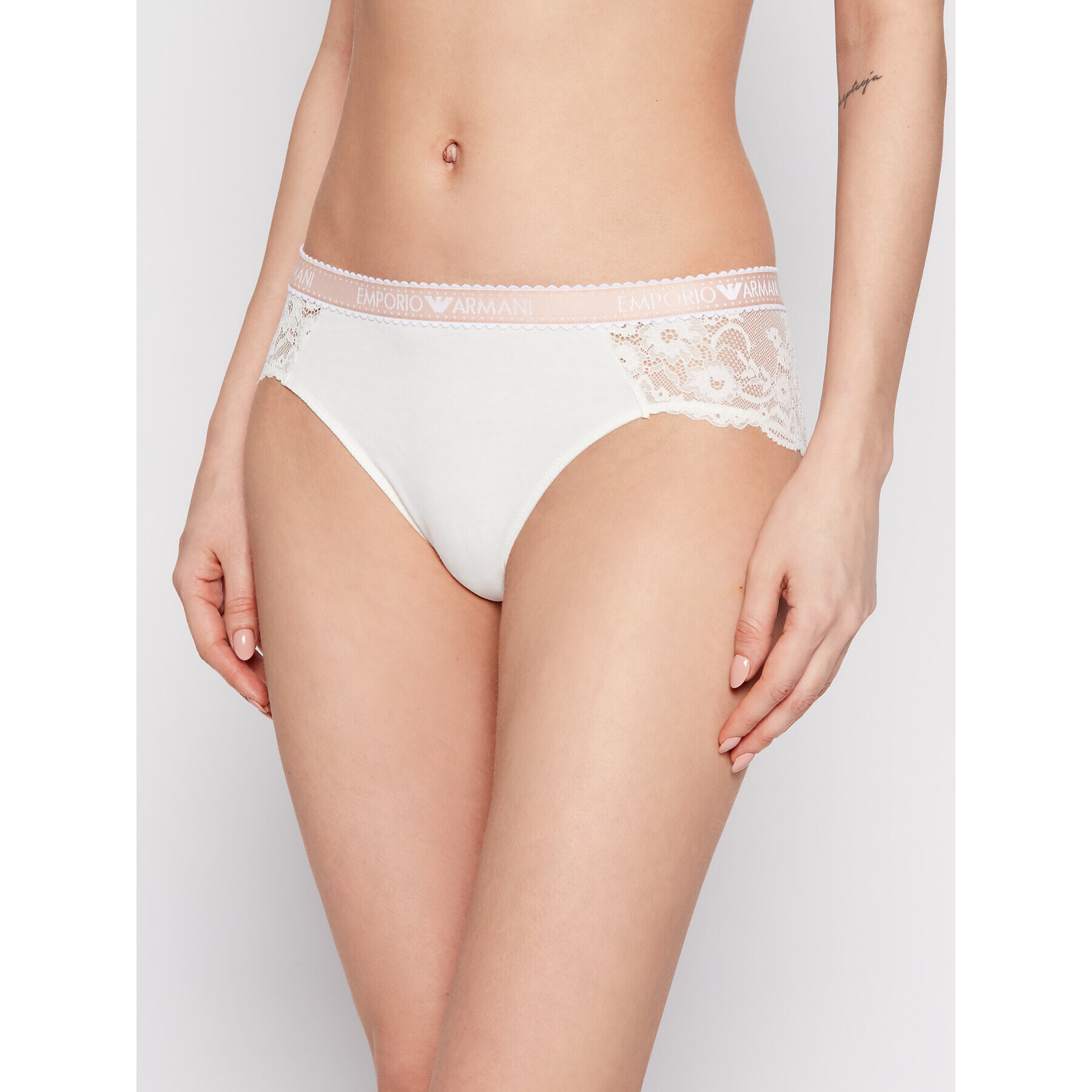 Emporio Armani Underwear Klasične spodnje hlačke 164415 1P222 01411 Bela - Pepit.si