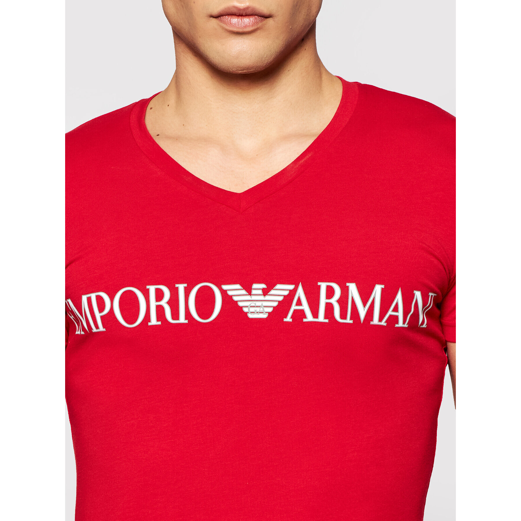 Emporio Armani Underwear Majica 110810 1P516 06574 Rdeča Regular Fit - Pepit.si