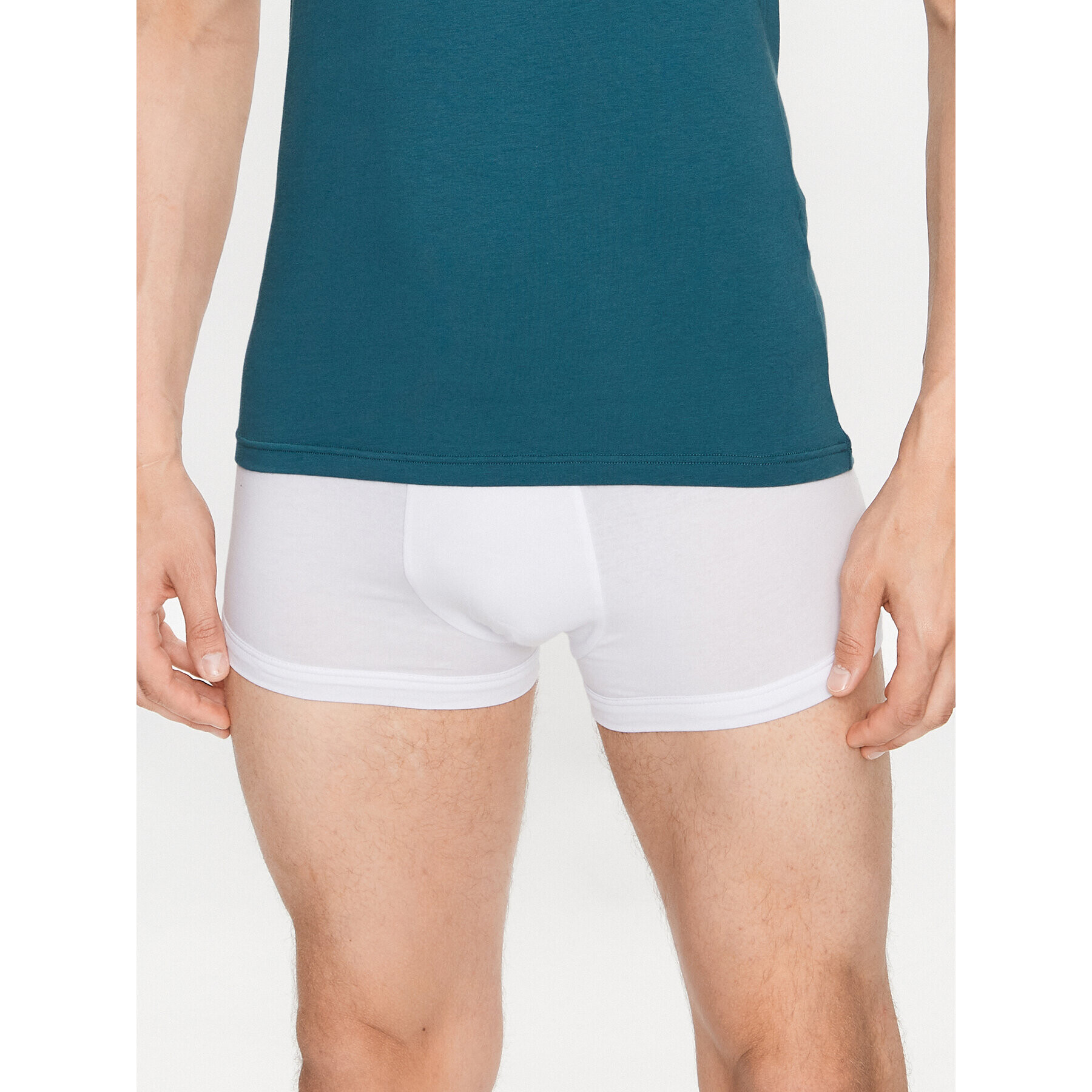 Emporio Armani Underwear Zgornji del pižame 110828 3R512 16885 Zelena Regular Fit - Pepit.si