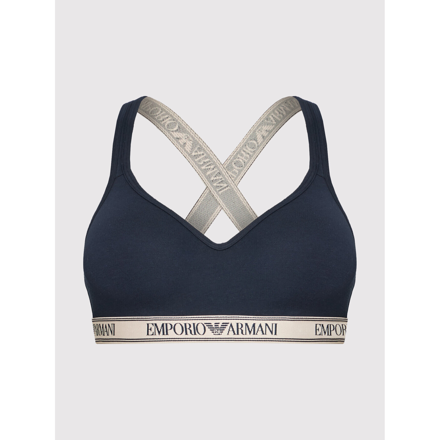 Emporio Armani Underwear Nedrček brez kosti 163995 1A227 00135 Mornarsko modra - Pepit.si