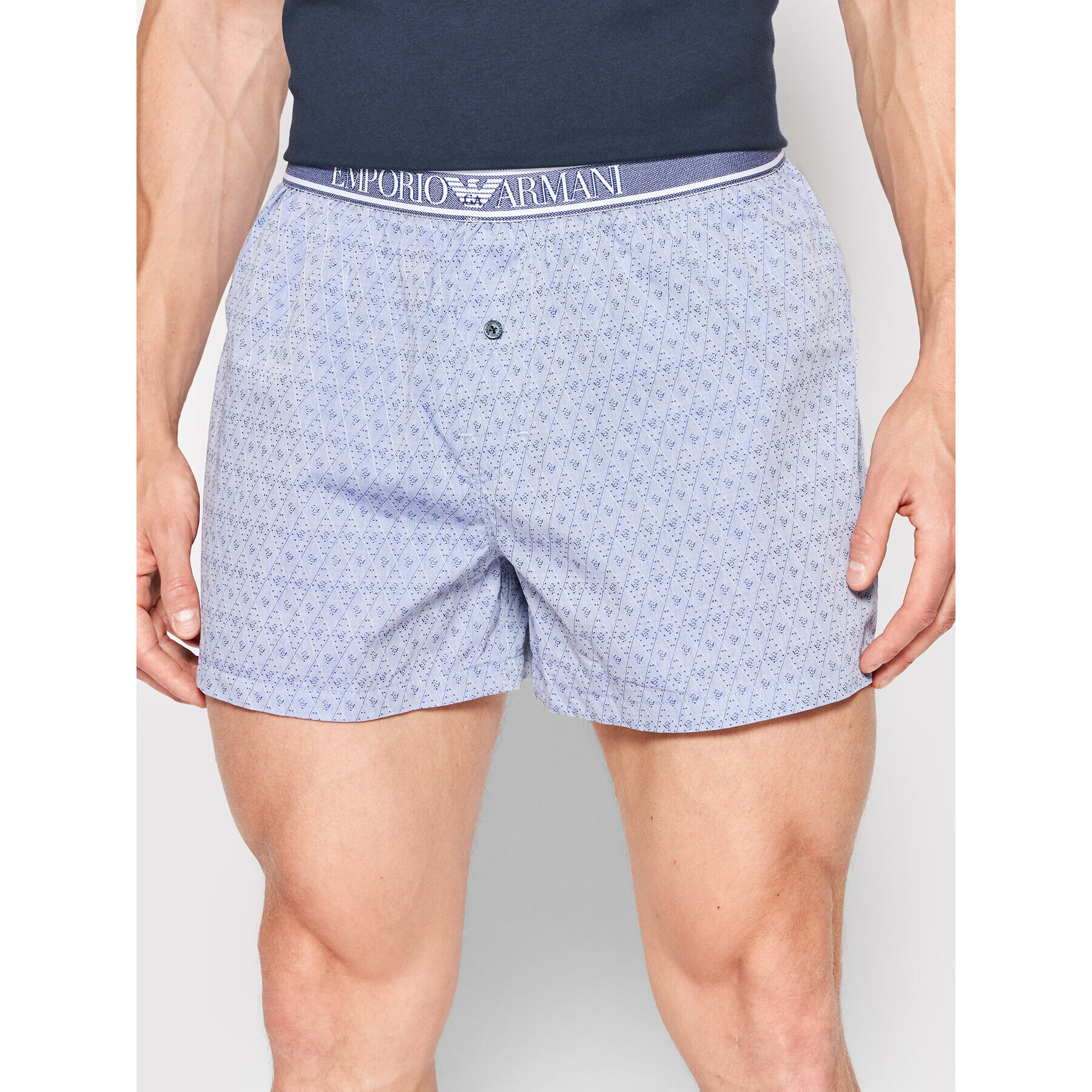 Emporio Armani Underwear Pižama 111339 2R576 31433 Mornarsko modra Regular Fit - Pepit.si