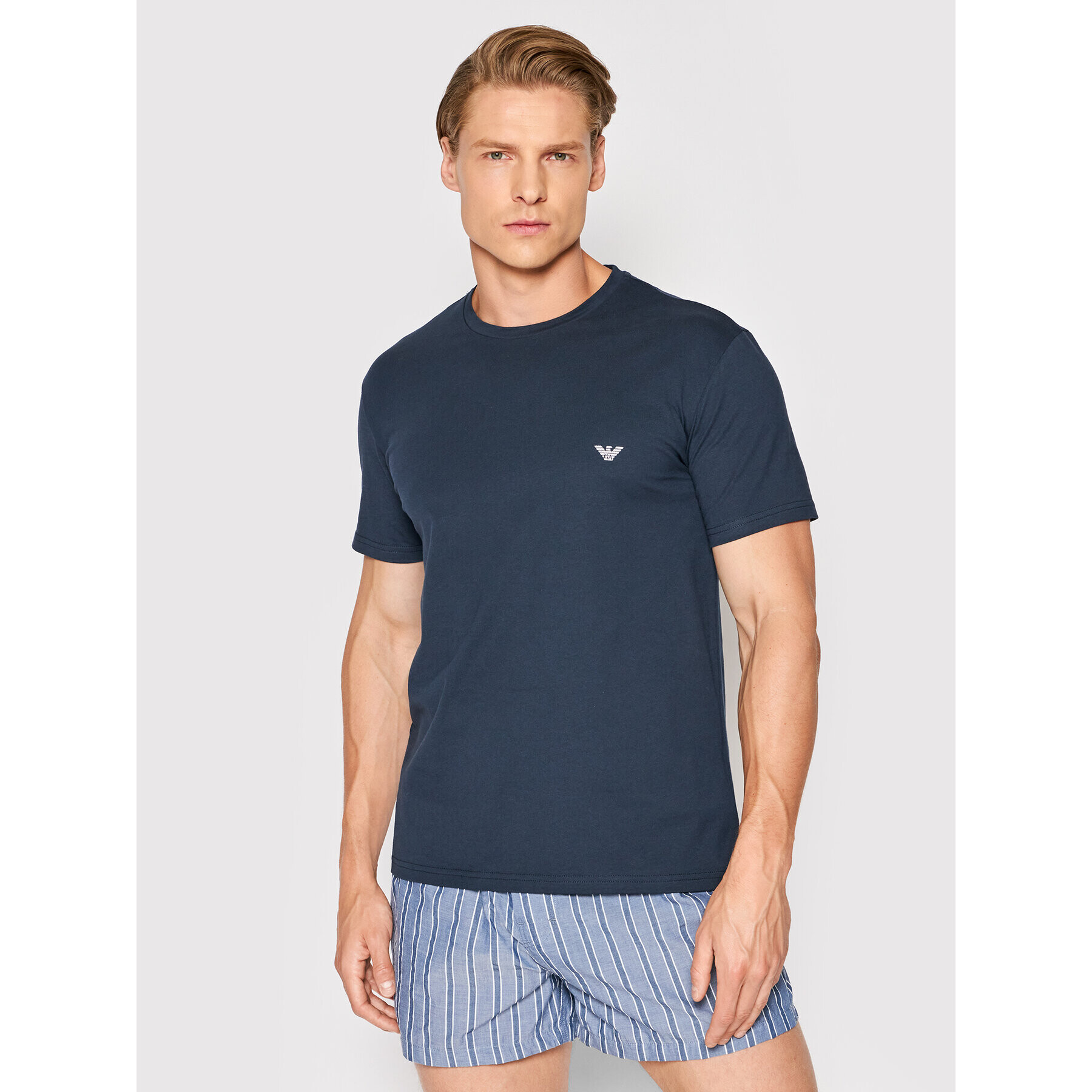 Emporio Armani Underwear Pižama 111339 2R576 96335 Mornarsko modra Regular Fit - Pepit.si