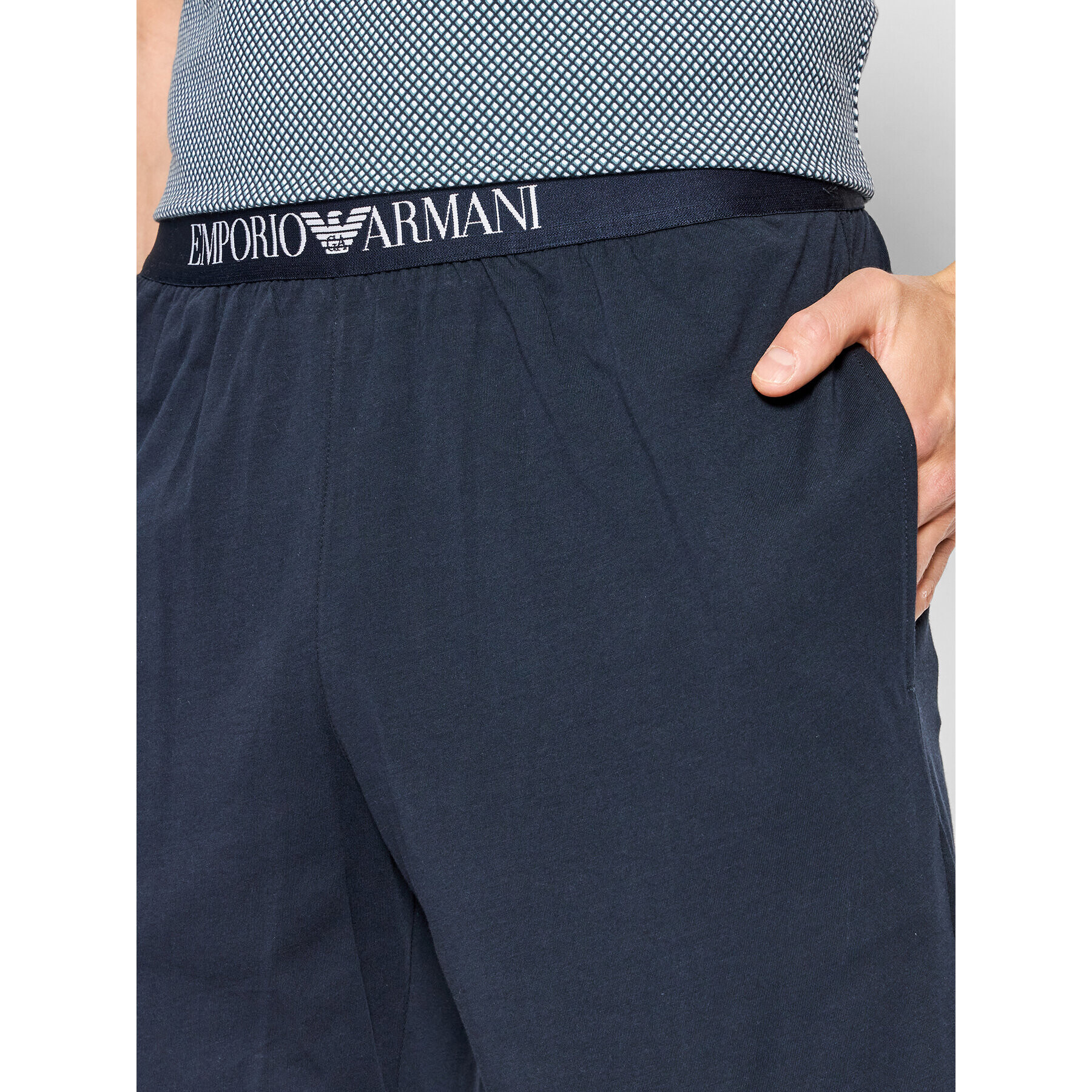 Emporio Armani Underwear Pižama 111360 2R567 79610 Mornarsko modra Regular Fit - Pepit.si