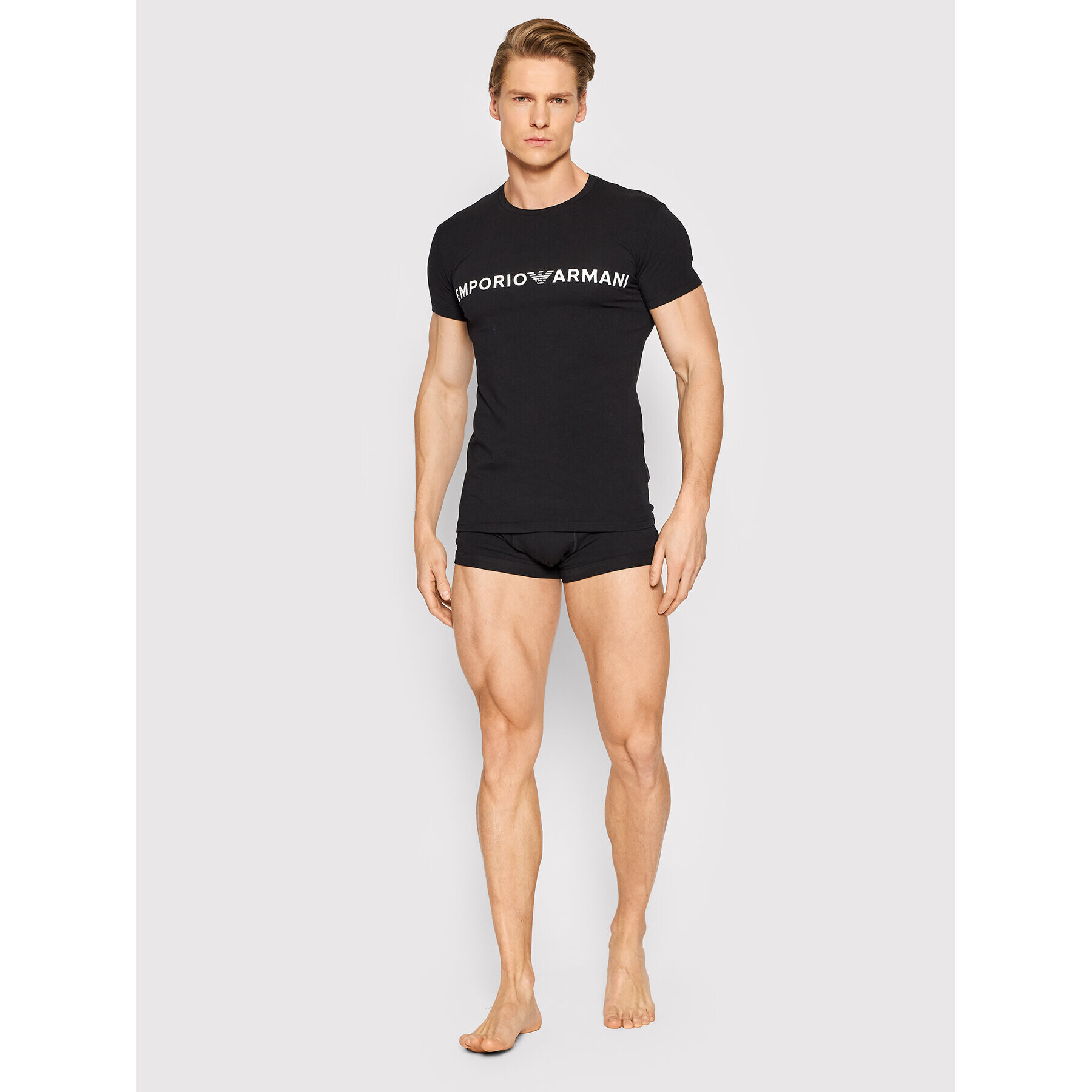 Emporio Armani Underwear Pižama 111604 2R516 00020 Črna Regular Fit - Pepit.si