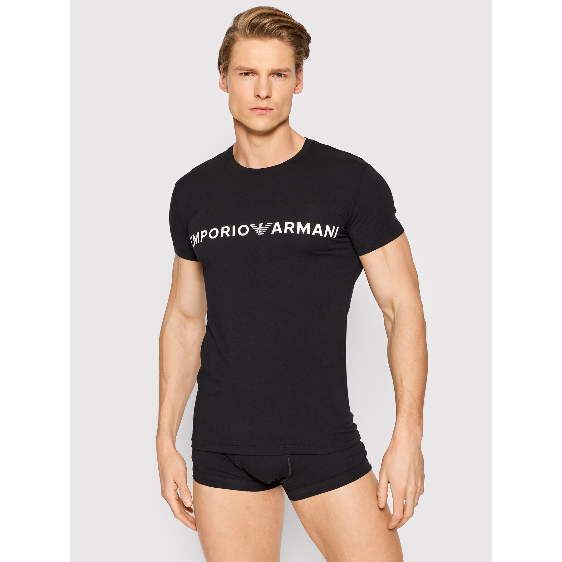 Emporio Armani Underwear Pižama 111604 2R516 00020 Črna Regular Fit - Pepit.si