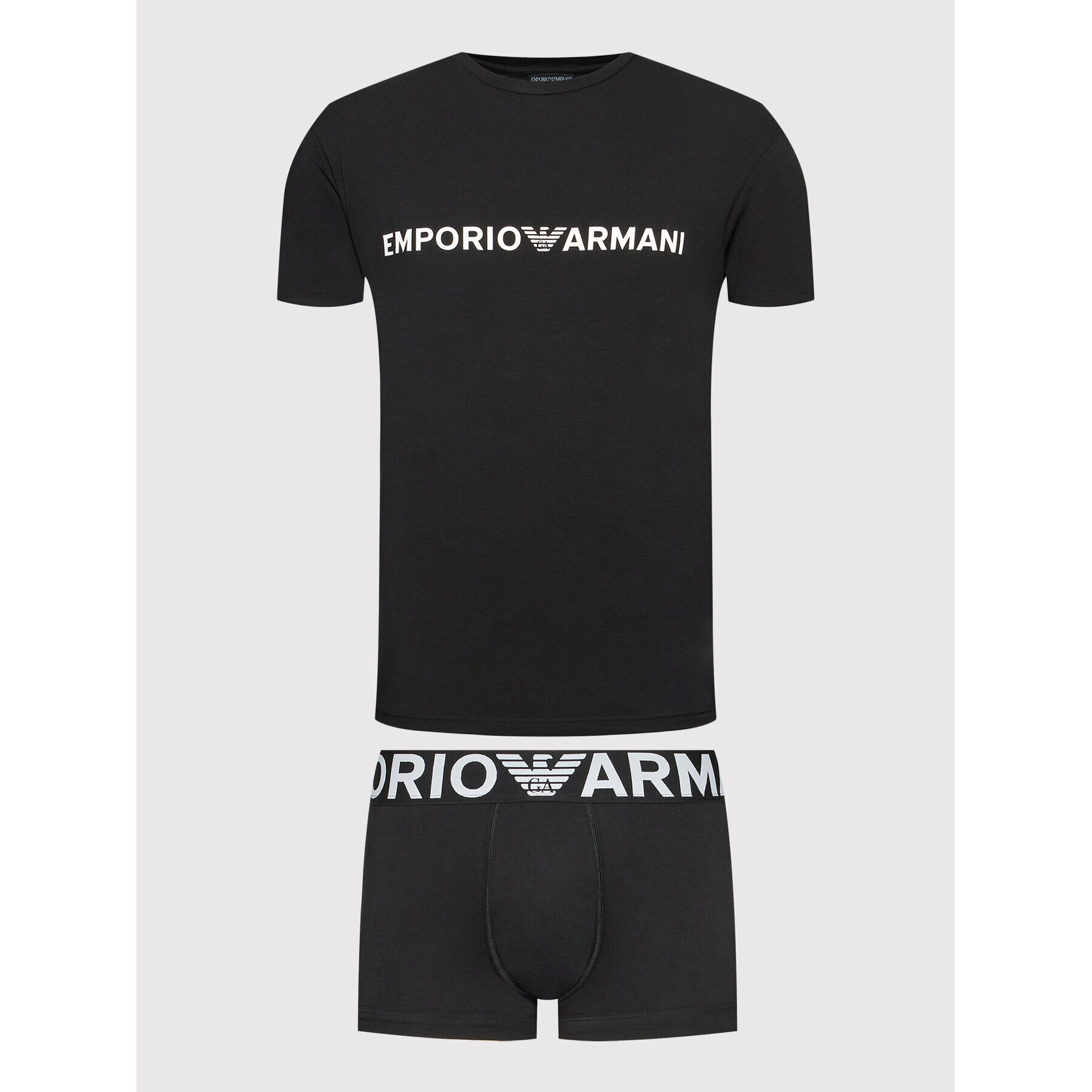 Emporio Armani Underwear Pižama 111604 2R516 00020 Črna Regular Fit - Pepit.si