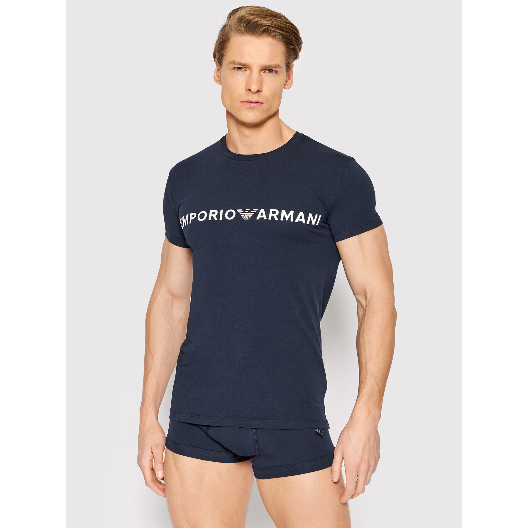 Emporio Armani Underwear Pižama 111604 2R516 00135 Mornarsko modra Regular Fit - Pepit.si