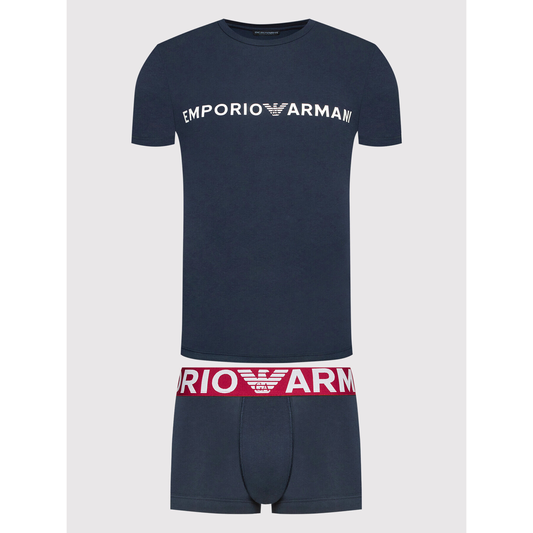 Emporio Armani Underwear Pižama 111604 2R516 00135 Mornarsko modra Regular Fit - Pepit.si