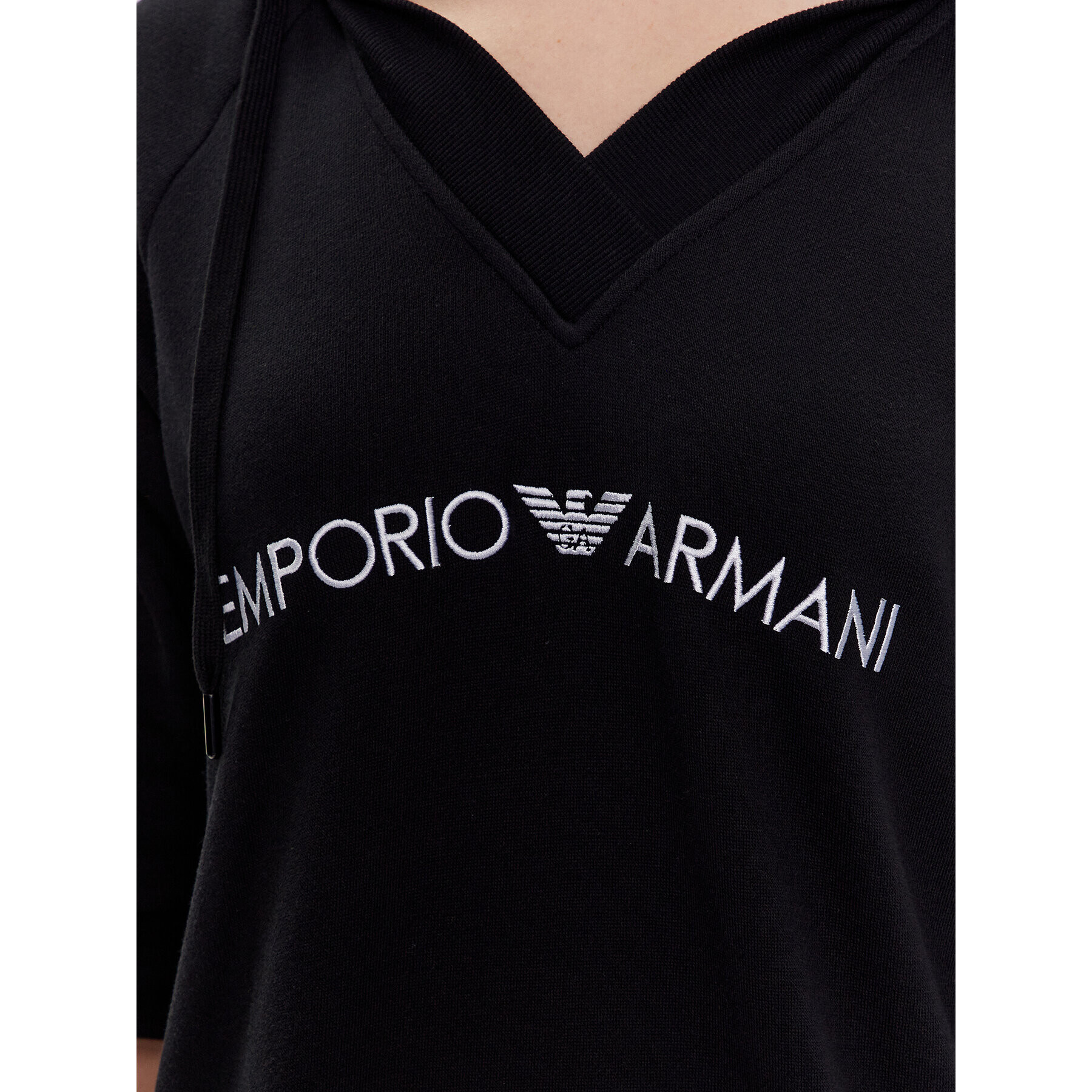 Emporio Armani Underwear Pletena obleka 164677 3R268 00020 Črna Regular Fit - Pepit.si