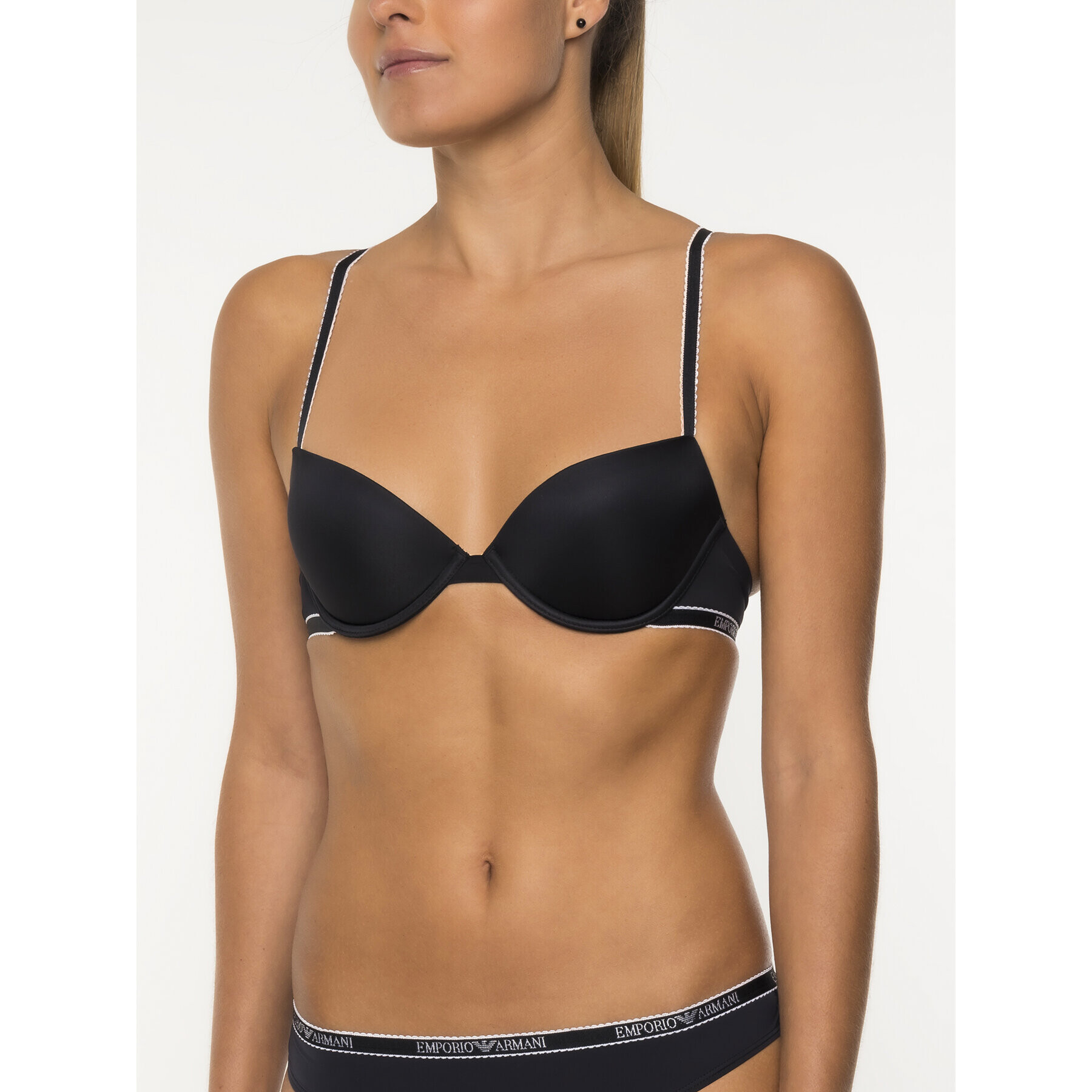 Emporio Armani Underwear Push-Up nedrček 162394 CC235 00020 Črna - Pepit.si