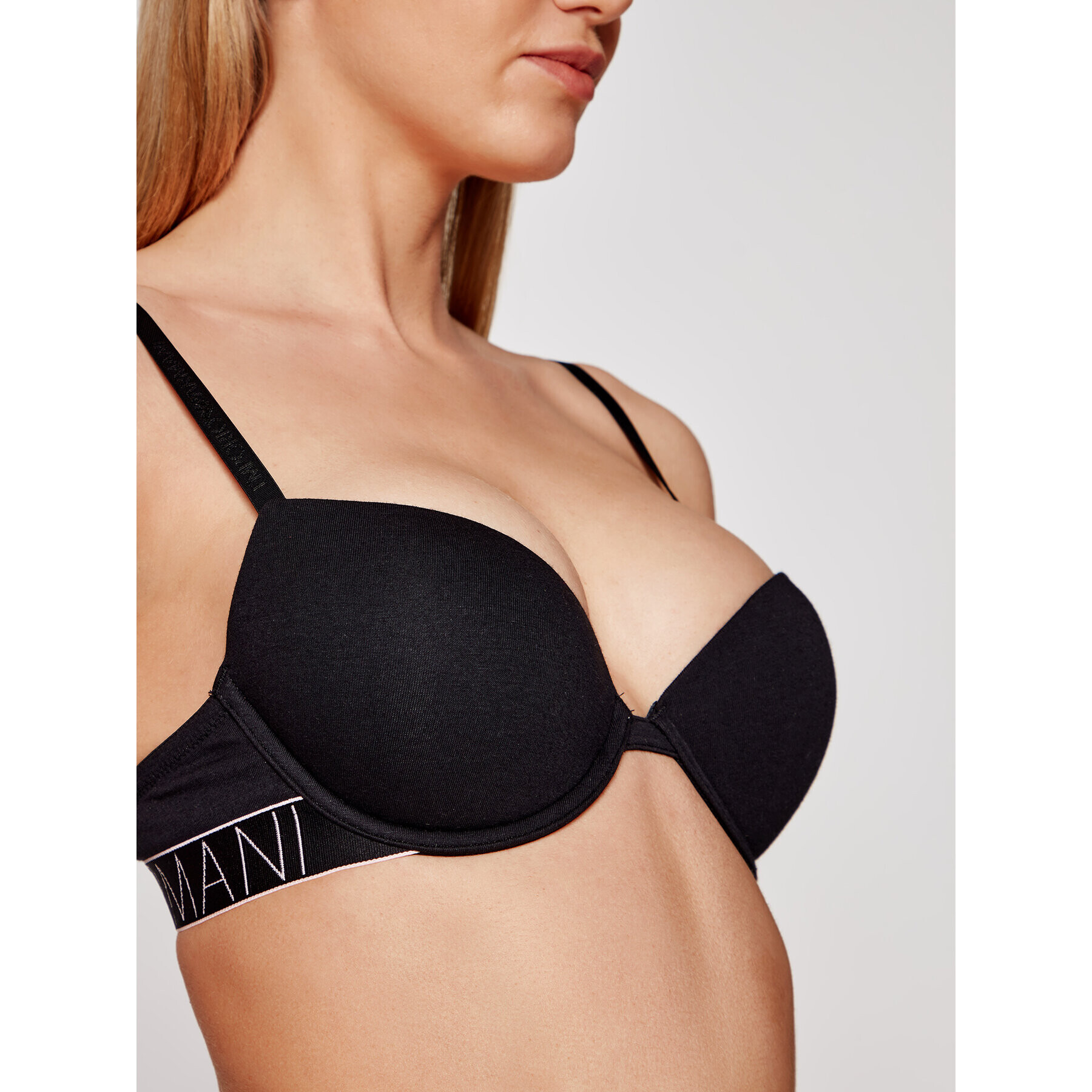 Emporio Armani Underwear Push-Up nedrček 164394 1P227 00020 Črna - Pepit.si