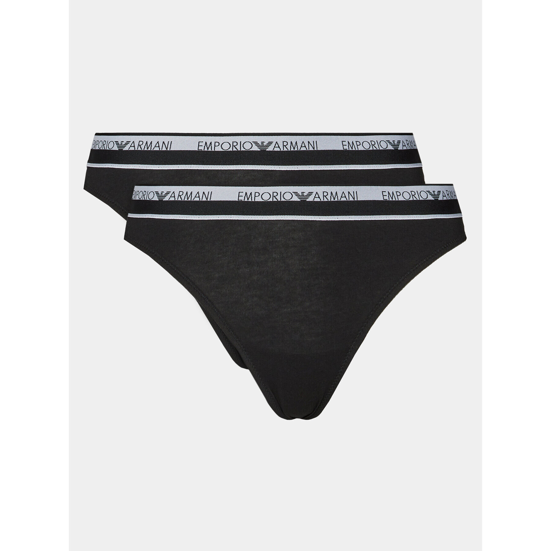 Emporio Armani Underwear Set 2 parov brazilskih spodnjih hlačk 163337 4R227 00020 Črna - Pepit.si