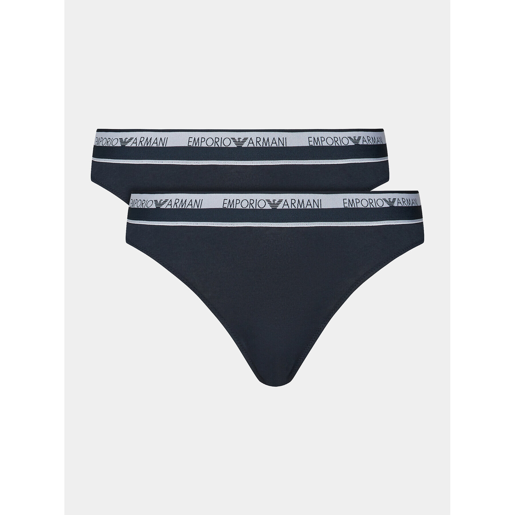 Emporio Armani Underwear Set 2 parov brazilskih spodnjih hlačk 163337 4R227 00135 Mornarsko modra - Pepit.si