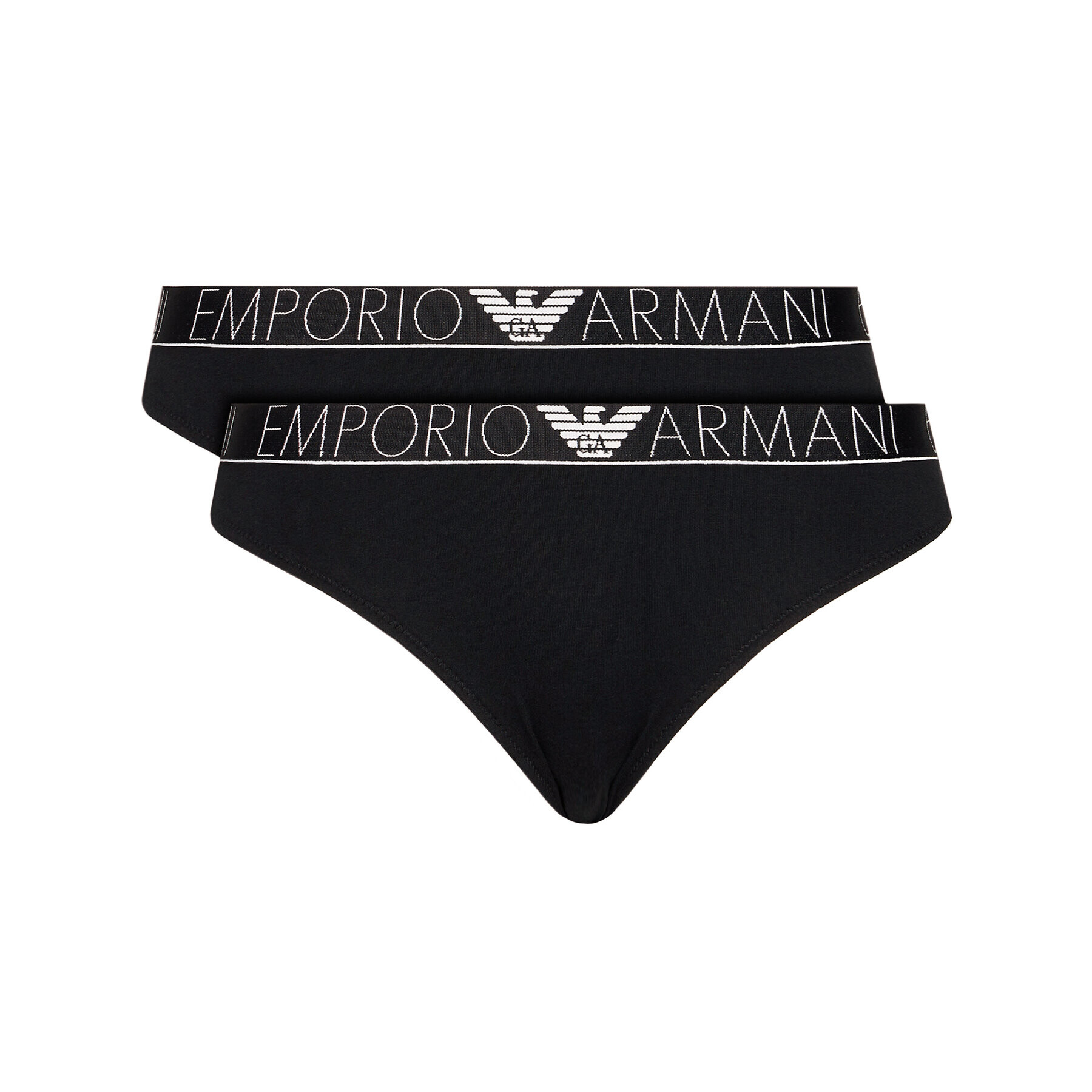 Emporio Armani Underwear Set 2 parov klasičnih spodnjih hlačk 163334 0A317 17020 Črna - Pepit.si