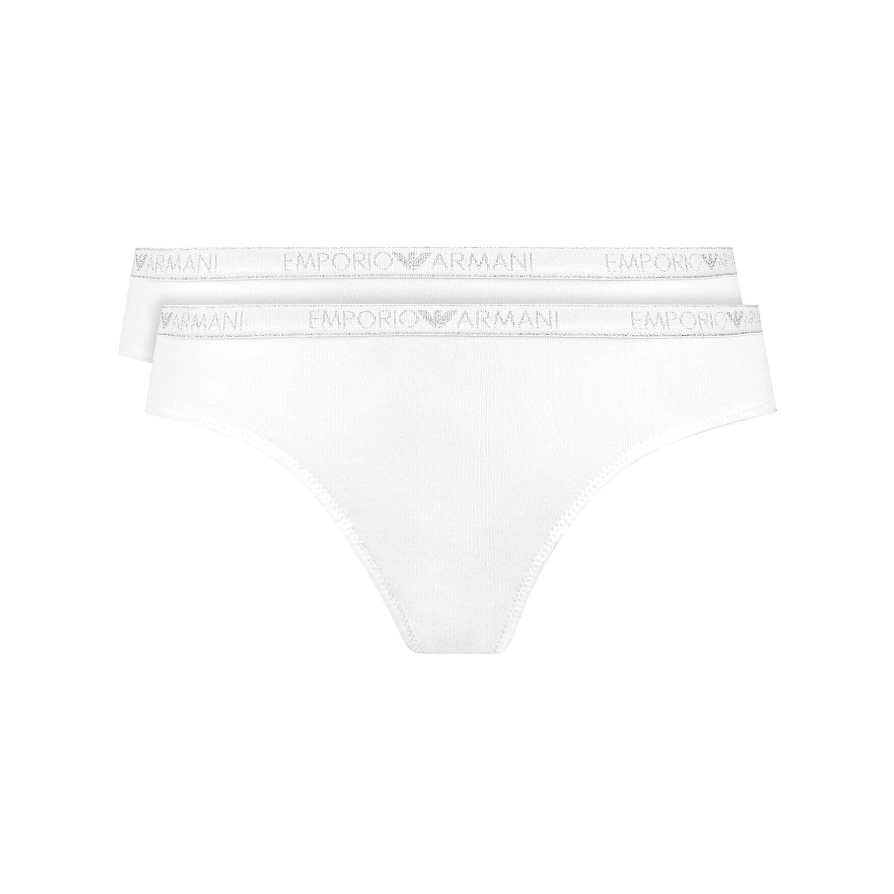 Emporio Armani Underwear Set 2 parov klasičnih spodnjih hlačk 163334 0P263 04710 Bela - Pepit.si