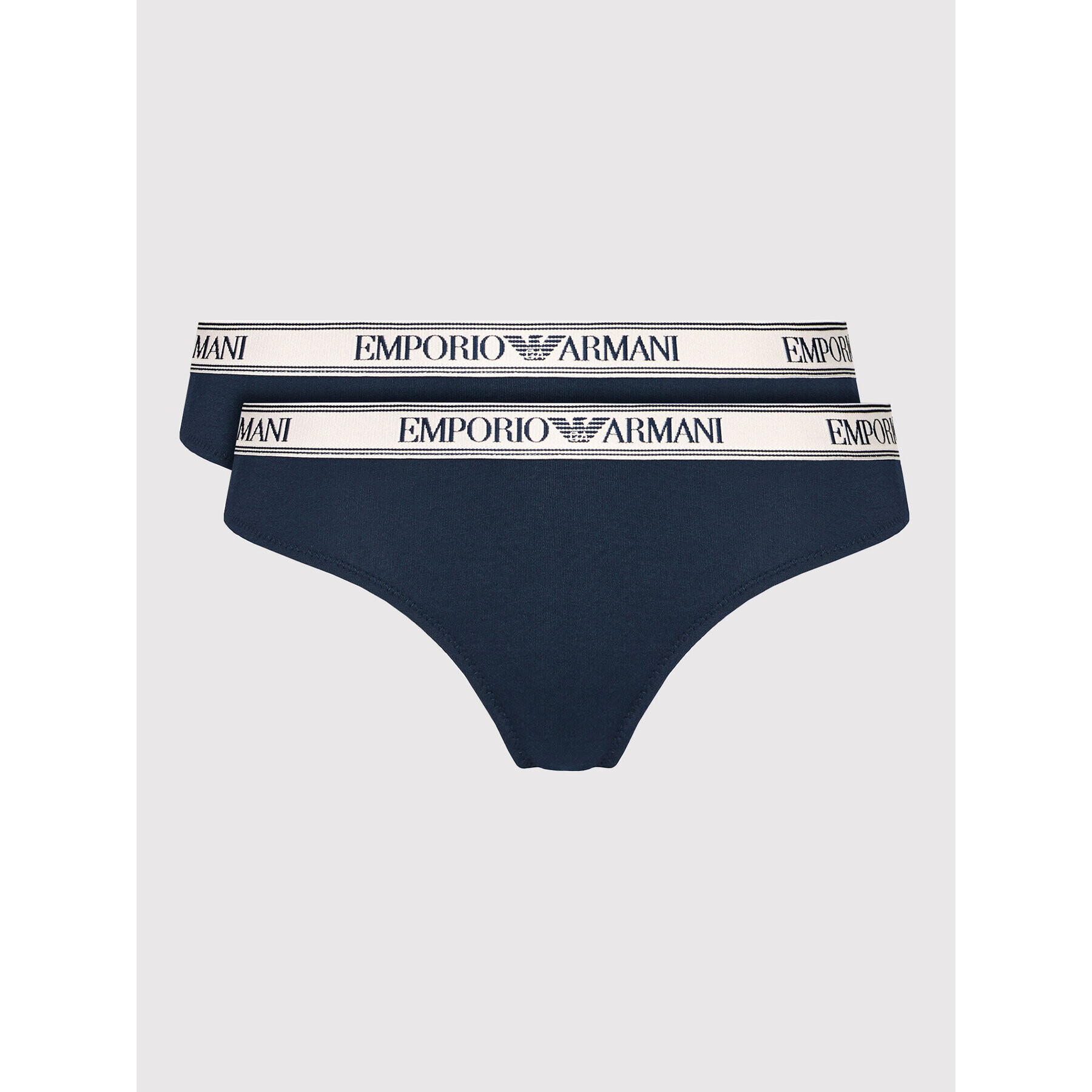 Emporio Armani Underwear Set 2 parov klasičnih spodnjih hlačk 163334 1A227 00135 Mornarsko modra - Pepit.si