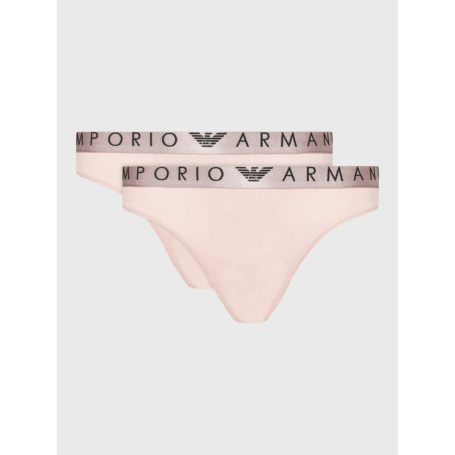 Emporio Armani Underwear Set 2 parov klasičnih spodnjih hlačk 163334 2F235 00470 Roza - Pepit.si