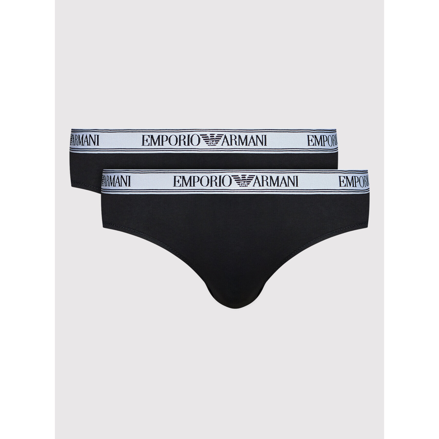 Emporio Armani Underwear Set 2 parov klasičnih spodnjih hlačk 163334 2R227 00020 Črna - Pepit.si