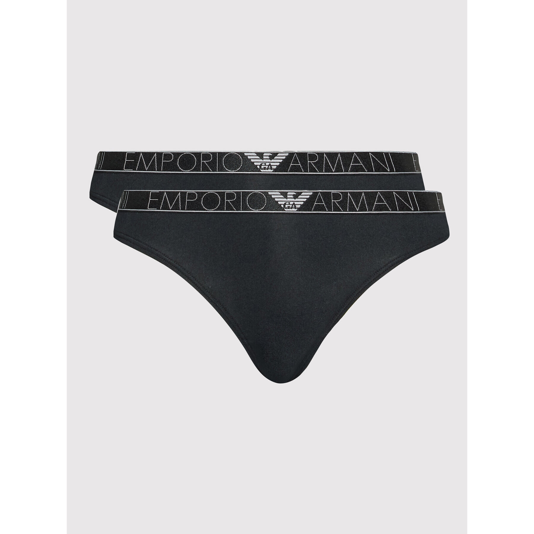 Emporio Armani Underwear Set 2 parov klasičnih spodnjih hlačk 163334 2R235 00020 Črna - Pepit.si