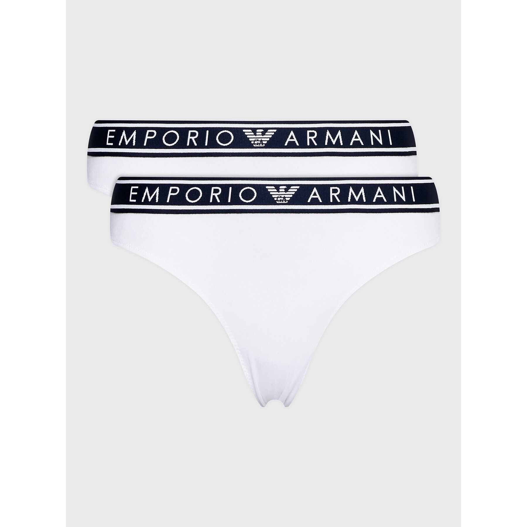 Emporio Armani Underwear Set 2 parov klasičnih spodnjih hlačk 163334 3R227 00010 Bela - Pepit.si