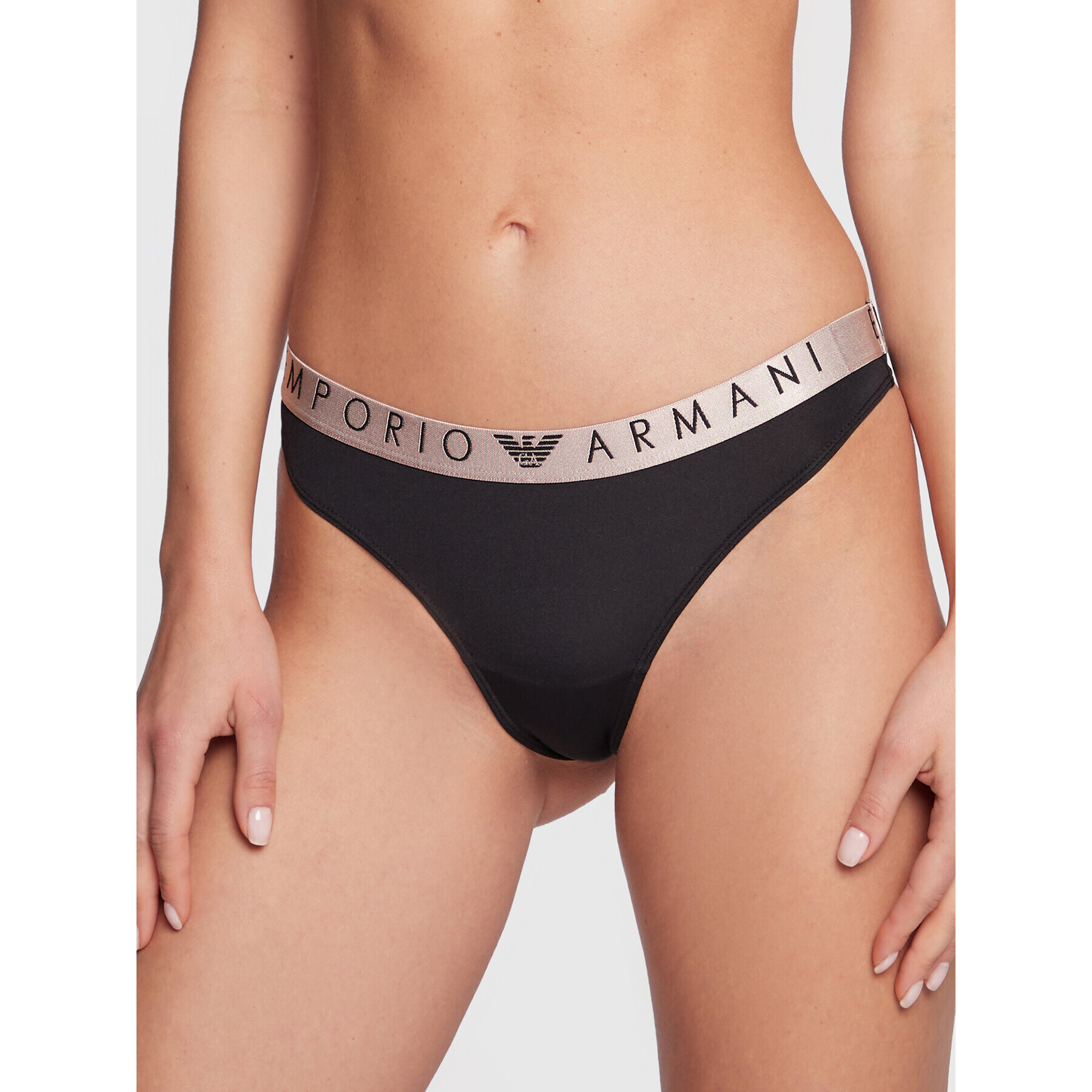 Emporio Armani Underwear Set 2 parov tangic 163333 2F235 2F235 Črna - Pepit.si