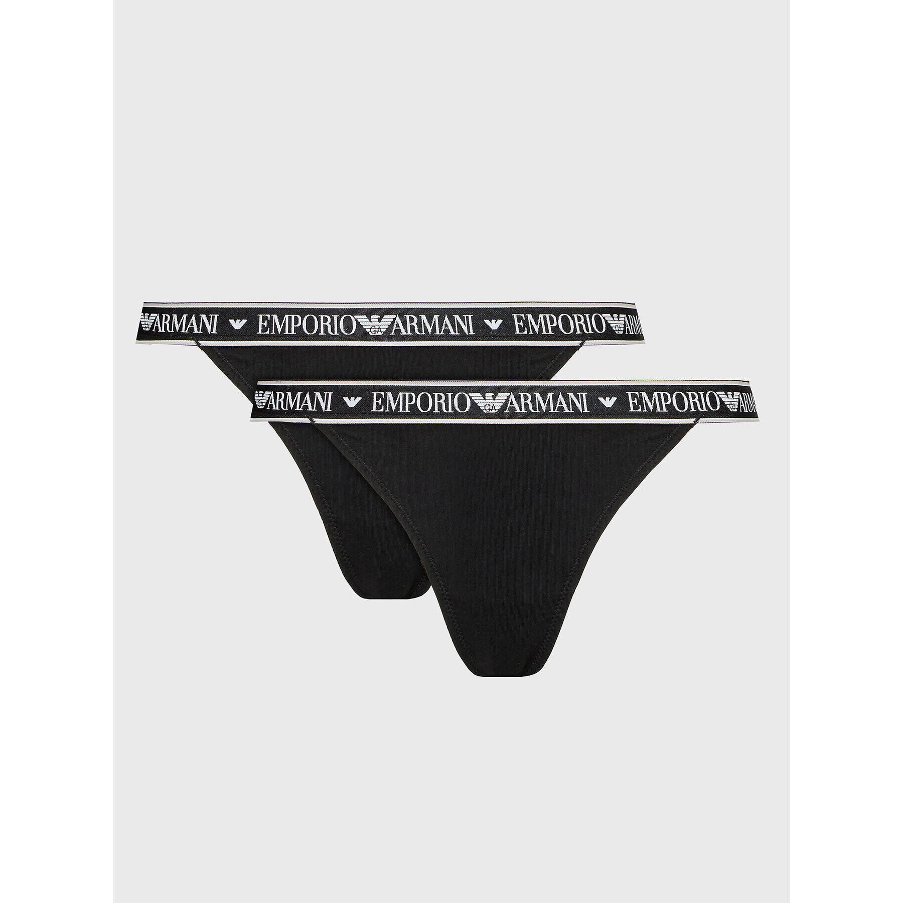 Emporio Armani Underwear Set 2 parov tangic 164522 2F227 00020 Črna - Pepit.si