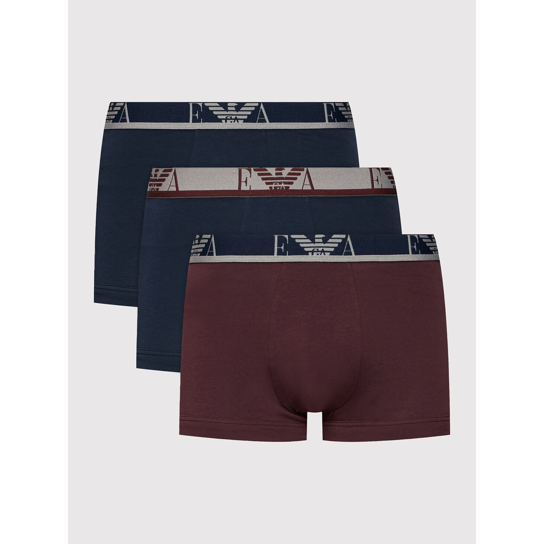 Emporio Armani Underwear Set 3 parov boksaric 111357 1A715 79735 Mornarsko modra - Pepit.si