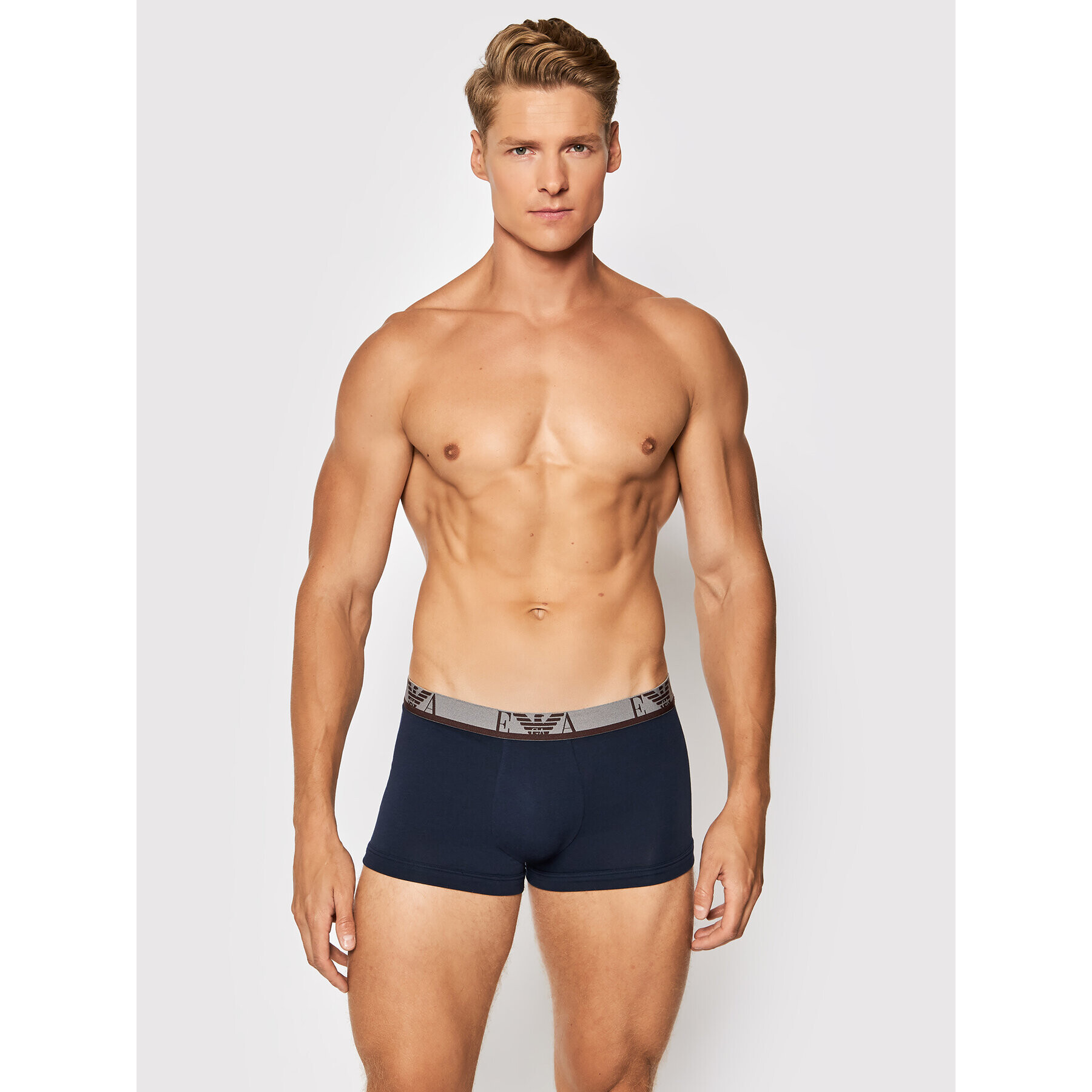 Emporio Armani Underwear Set 3 parov boksaric 111357 1A715 79735 Mornarsko modra - Pepit.si