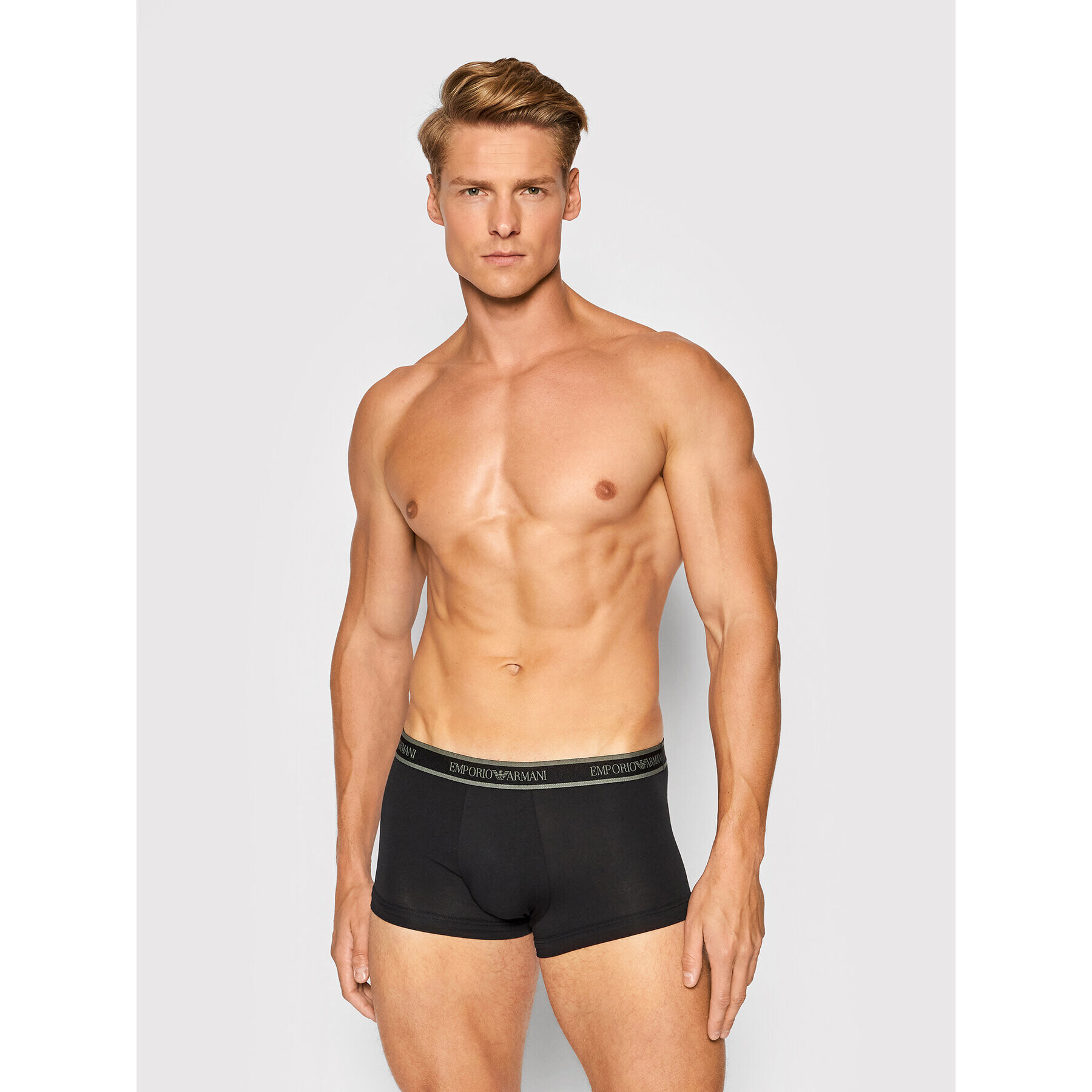 Emporio Armani Underwear Set 3 parov boksaric 111357 1A717 06521 Črna - Pepit.si