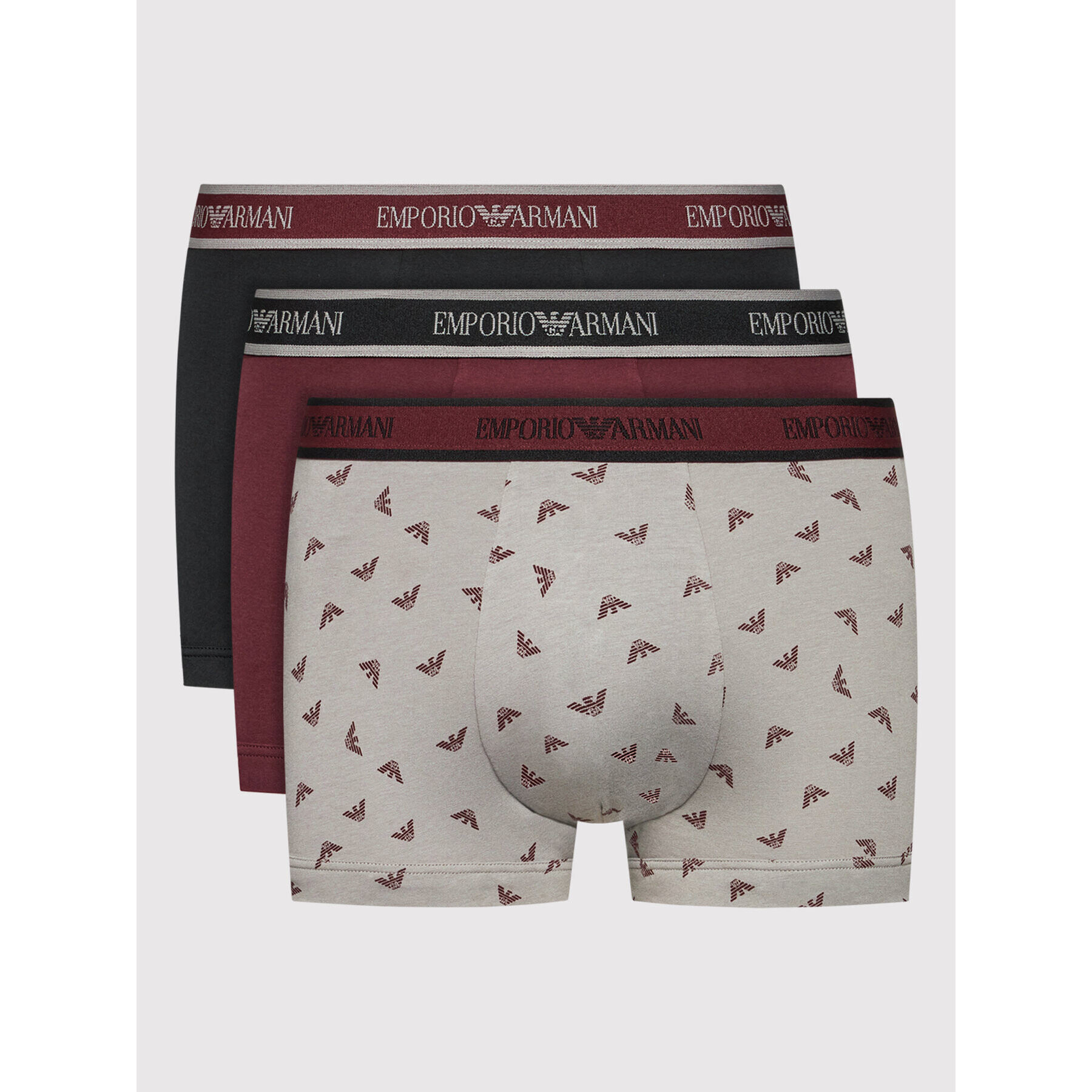 Emporio Armani Underwear Set 3 parov boksaric 111357 1A717 12876 Siva - Pepit.si