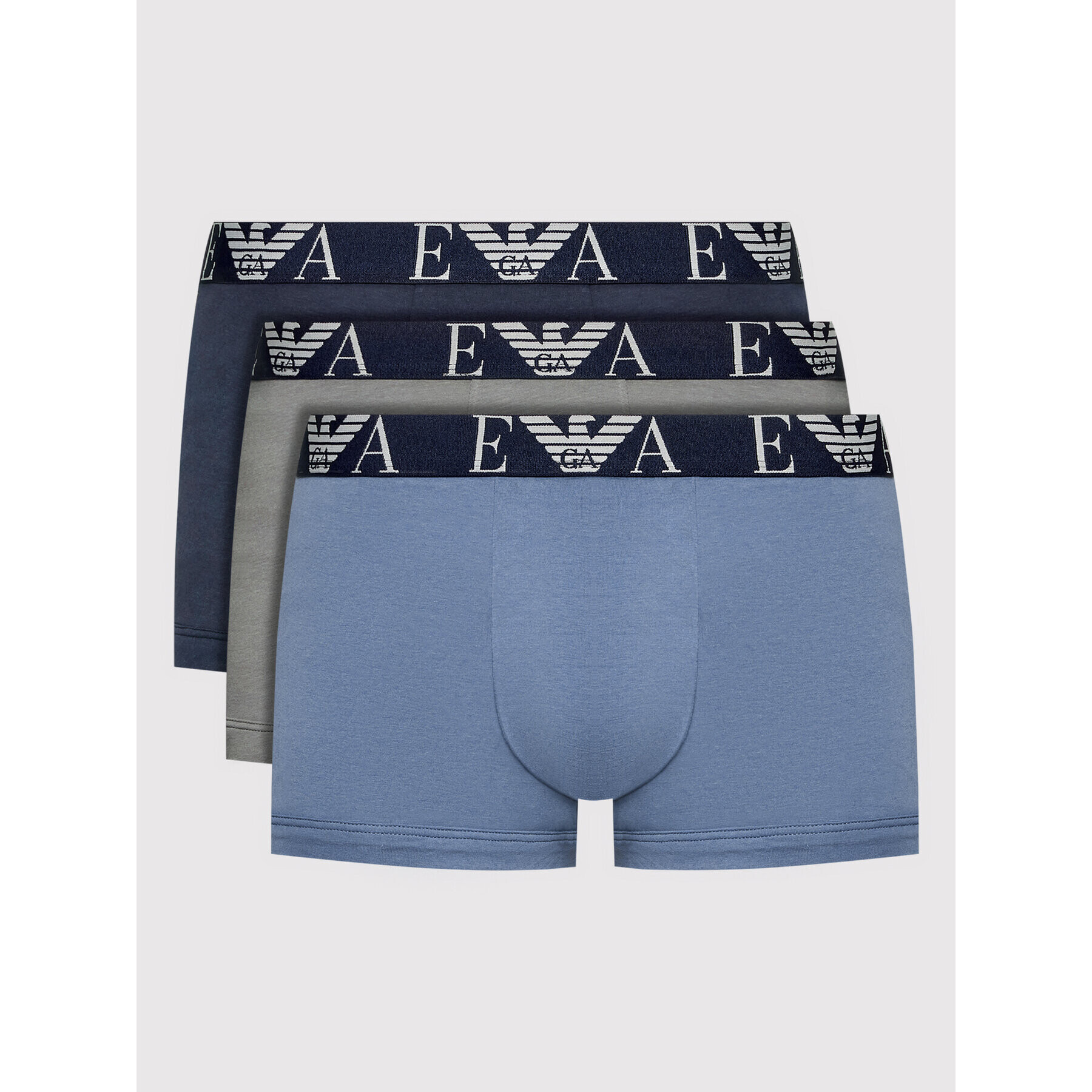 Emporio Armani Underwear Set 3 parov boksaric 111357 2F715 16436 Pisana - Pepit.si