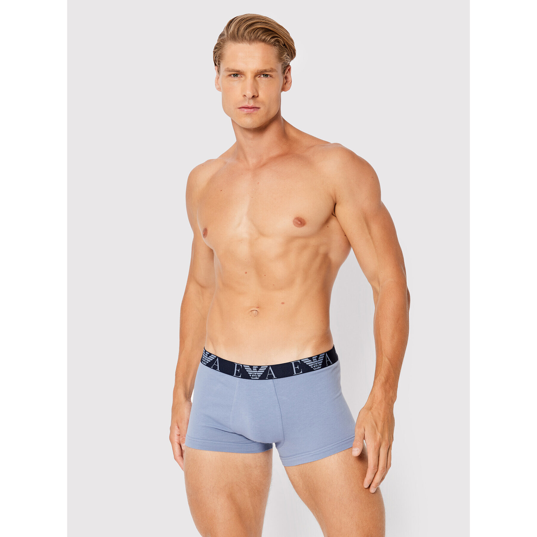 Emporio Armani Underwear Set 3 parov boksaric 111357 2F715 16536 Modra - Pepit.si