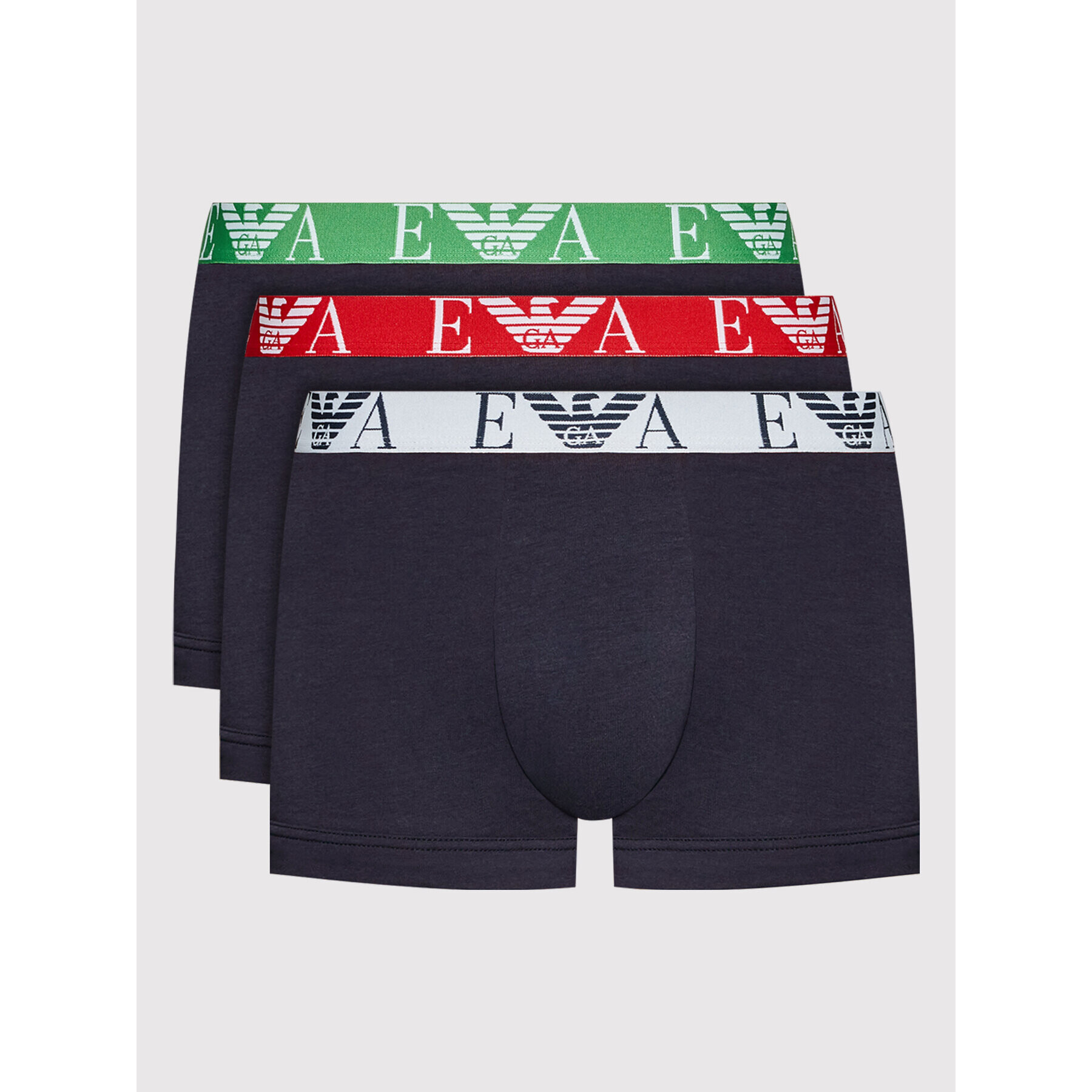 Emporio Armani Underwear Set 3 parov boksaric 111357 2F715 70435 Mornarsko modra - Pepit.si