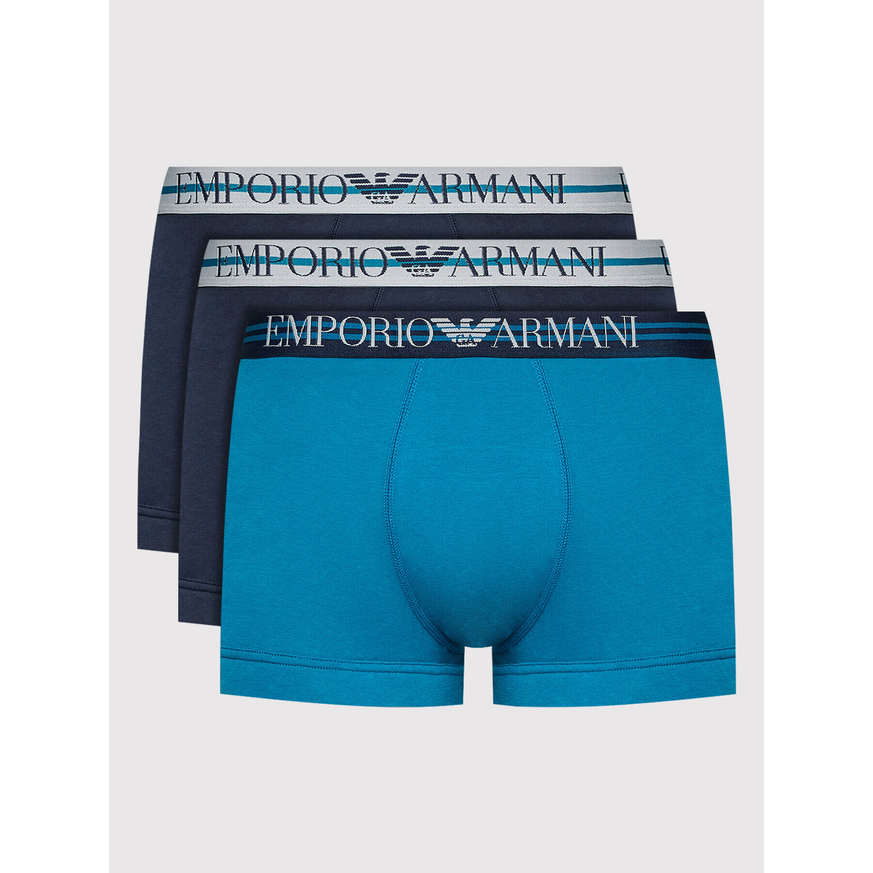 Emporio Armani Underwear Set 3 parov boksaric 111357 2F723 17136 Mornarsko modra - Pepit.si