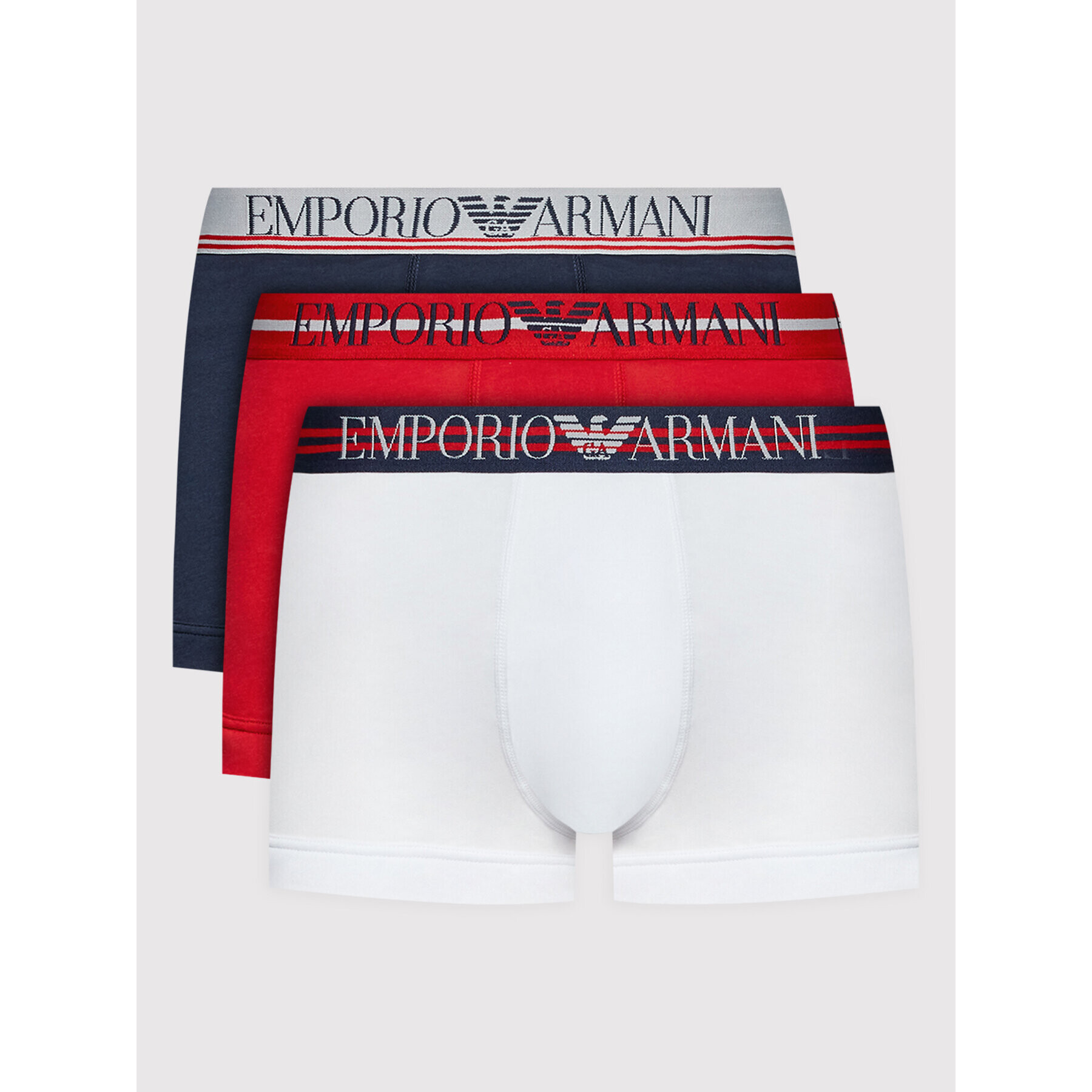 Emporio Armani Underwear Set 3 parov boksaric 111357 2F723 17236 Pisana - Pepit.si