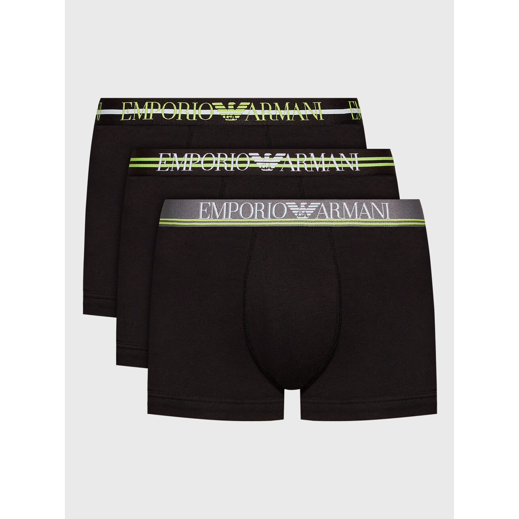 Emporio Armani Underwear Set 3 parov boksaric 111357 2F723 21320 Črna - Pepit.si