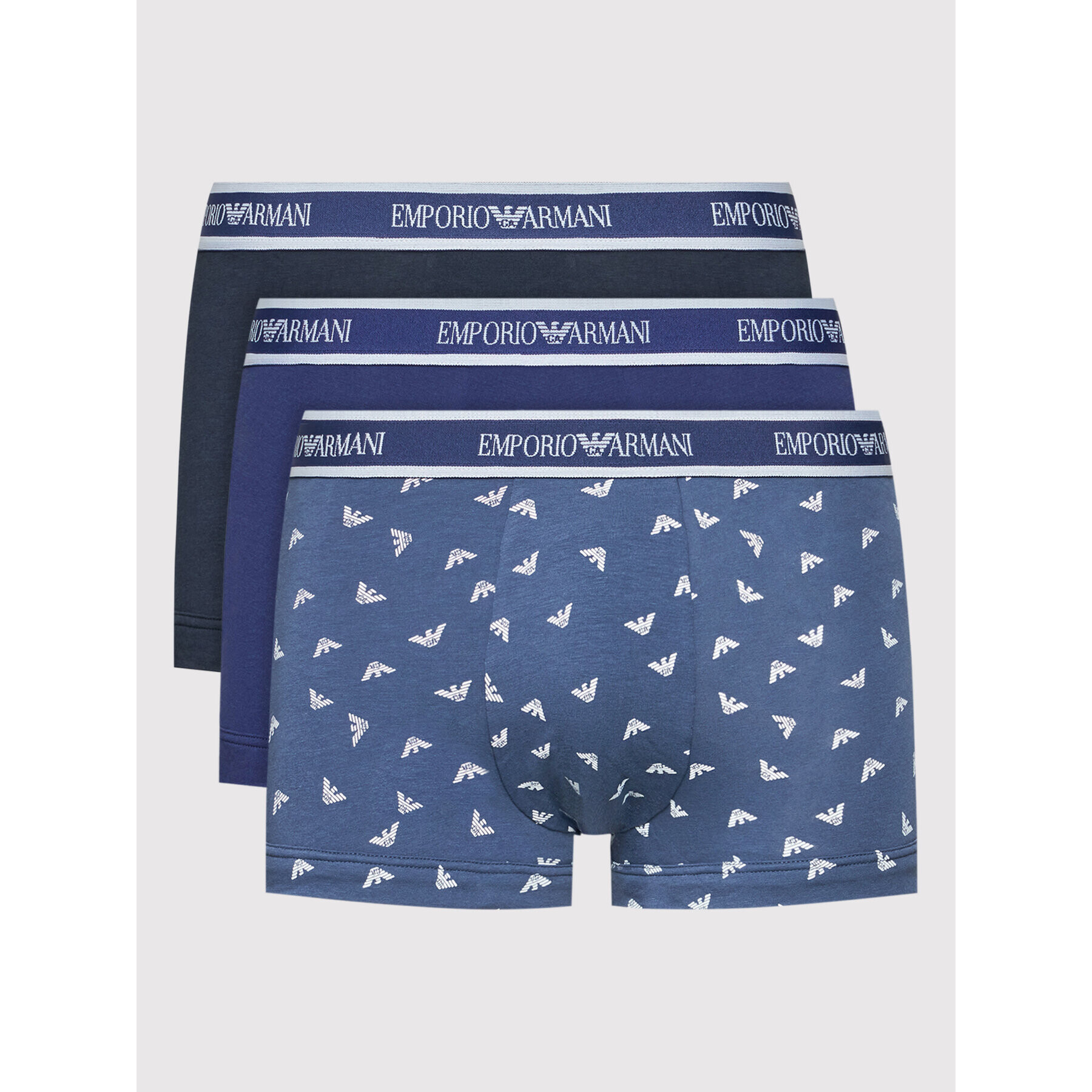 Emporio Armani Underwear Set 3 parov boksaric 111357 2R717 96835 Mornarsko modra - Pepit.si