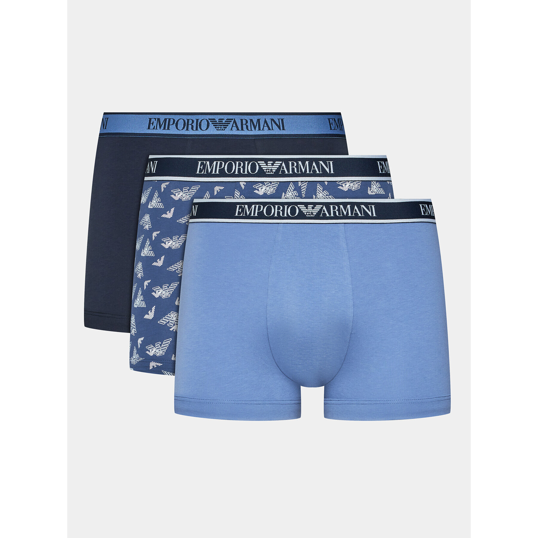 Emporio Armani Underwear Set 3 parov boksaric 111357 3F717 04937 Mornarsko modra - Pepit.si