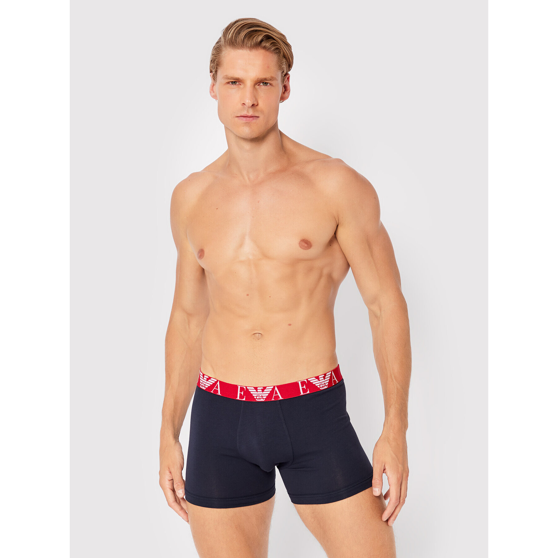 Emporio Armani Underwear Set 3 parov boksaric 111473 2F715 70435 Mornarsko modra - Pepit.si