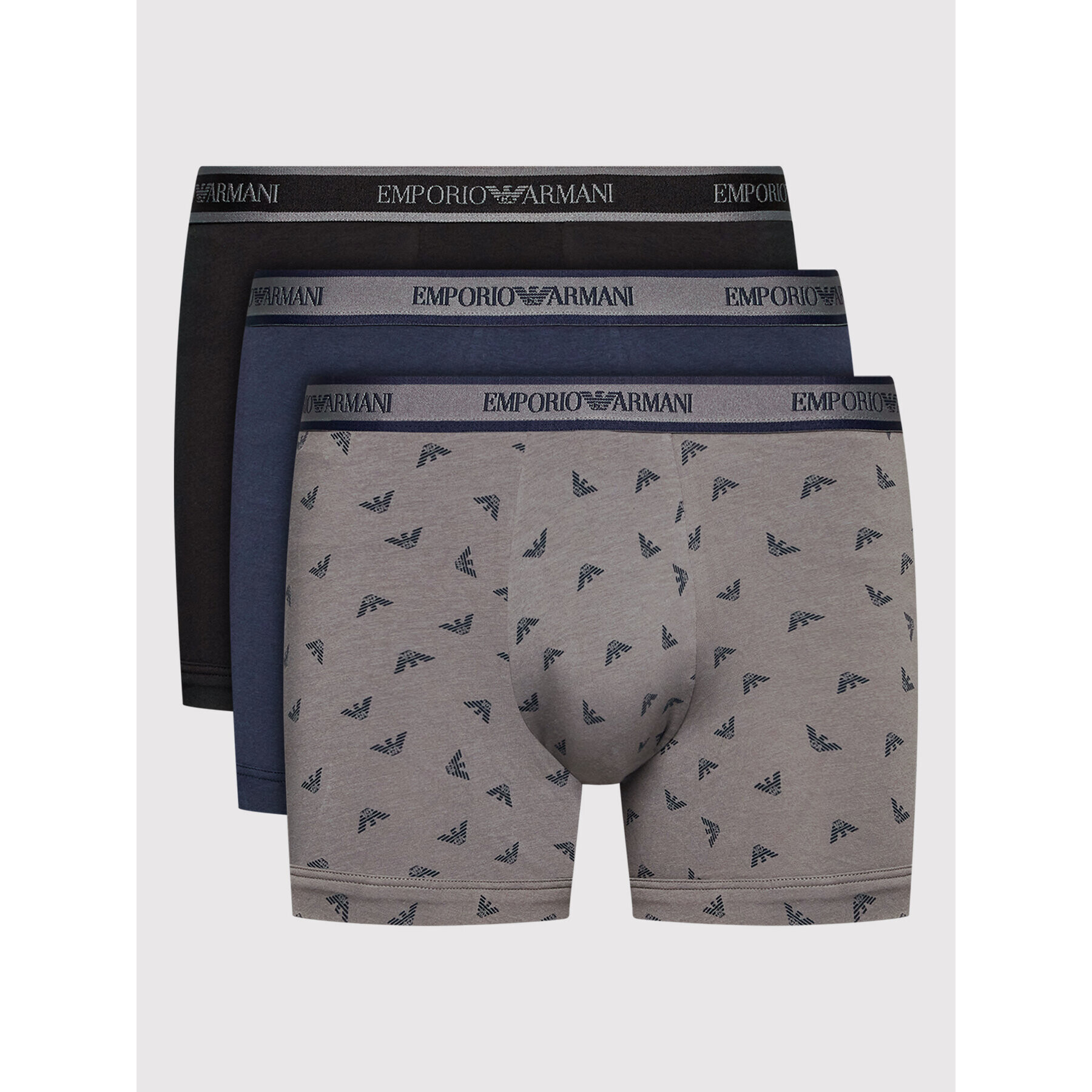 Emporio Armani Underwear Set 3 parov boksaric 111473 2F717 18721 Pisana - Pepit.si